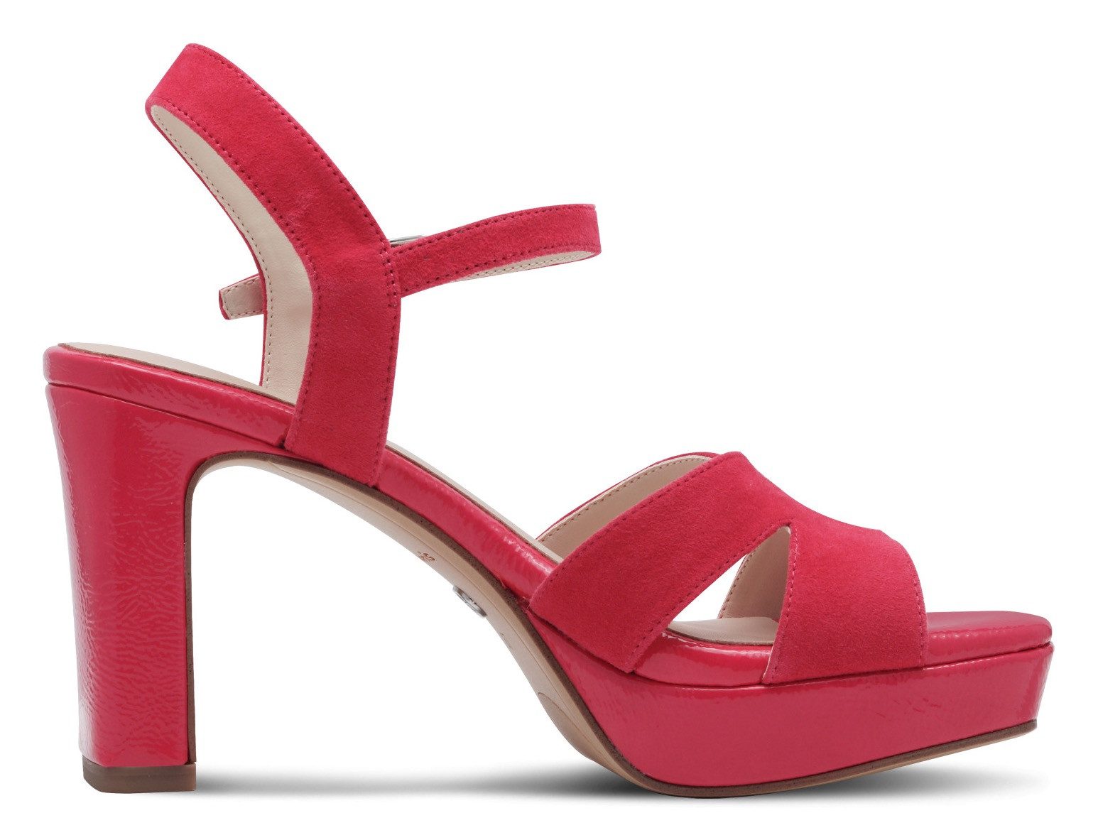 Tamaris Highheel sandaaltjes , zomerschoen, avondschoen, blokhak, met antishokk hak