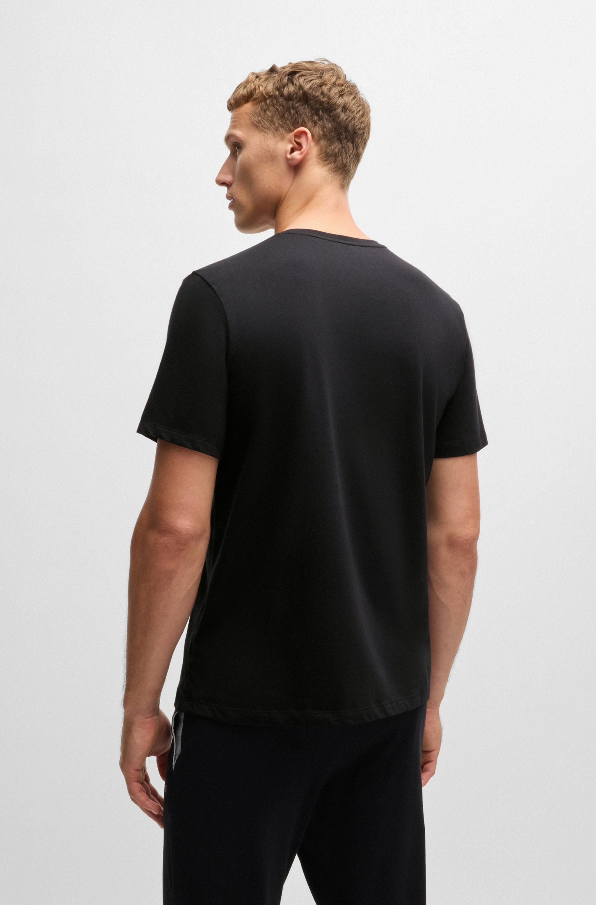 BOSS T-shirt Mix&Match T-Shirt R met boss-borduursel op de borst