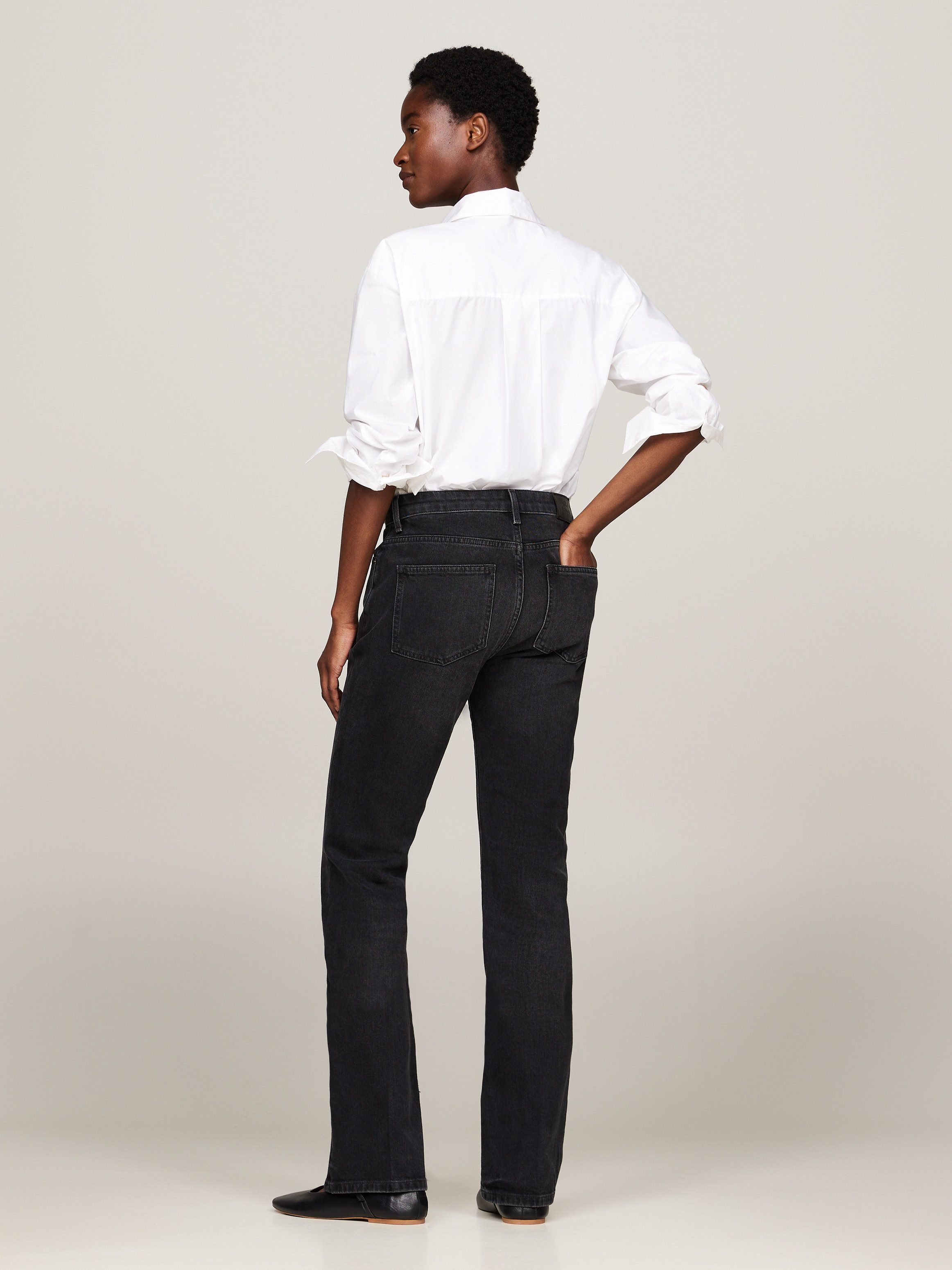 Tommy Hilfiger Bootcut jeans BOOTCUT RW CLER met tommy hilfiger logo-badge