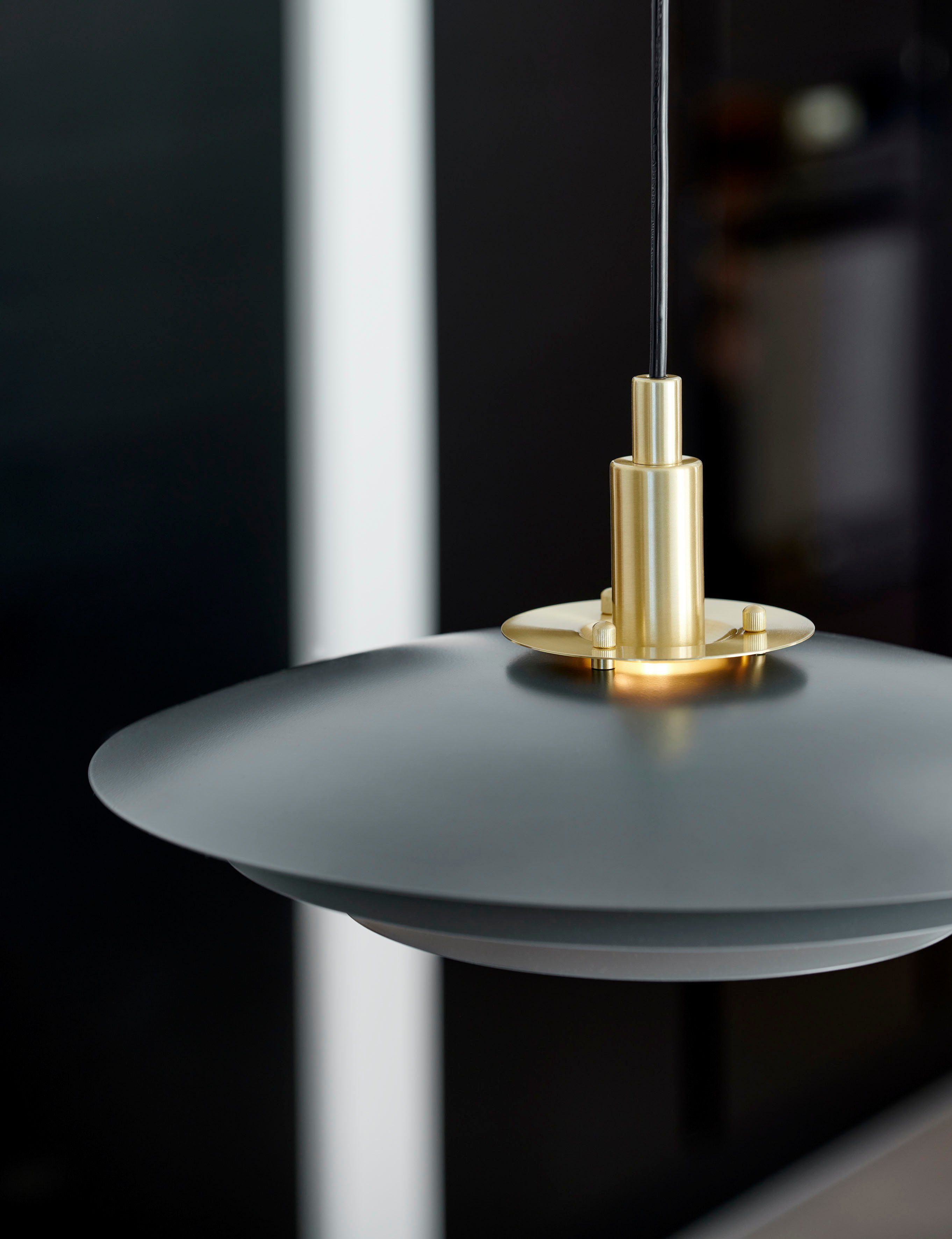Nordlux Hanglamp Bretagne Scandinavische heldere en zachte lijnen, koper-effect, stabiele behuizing (1 stuk)