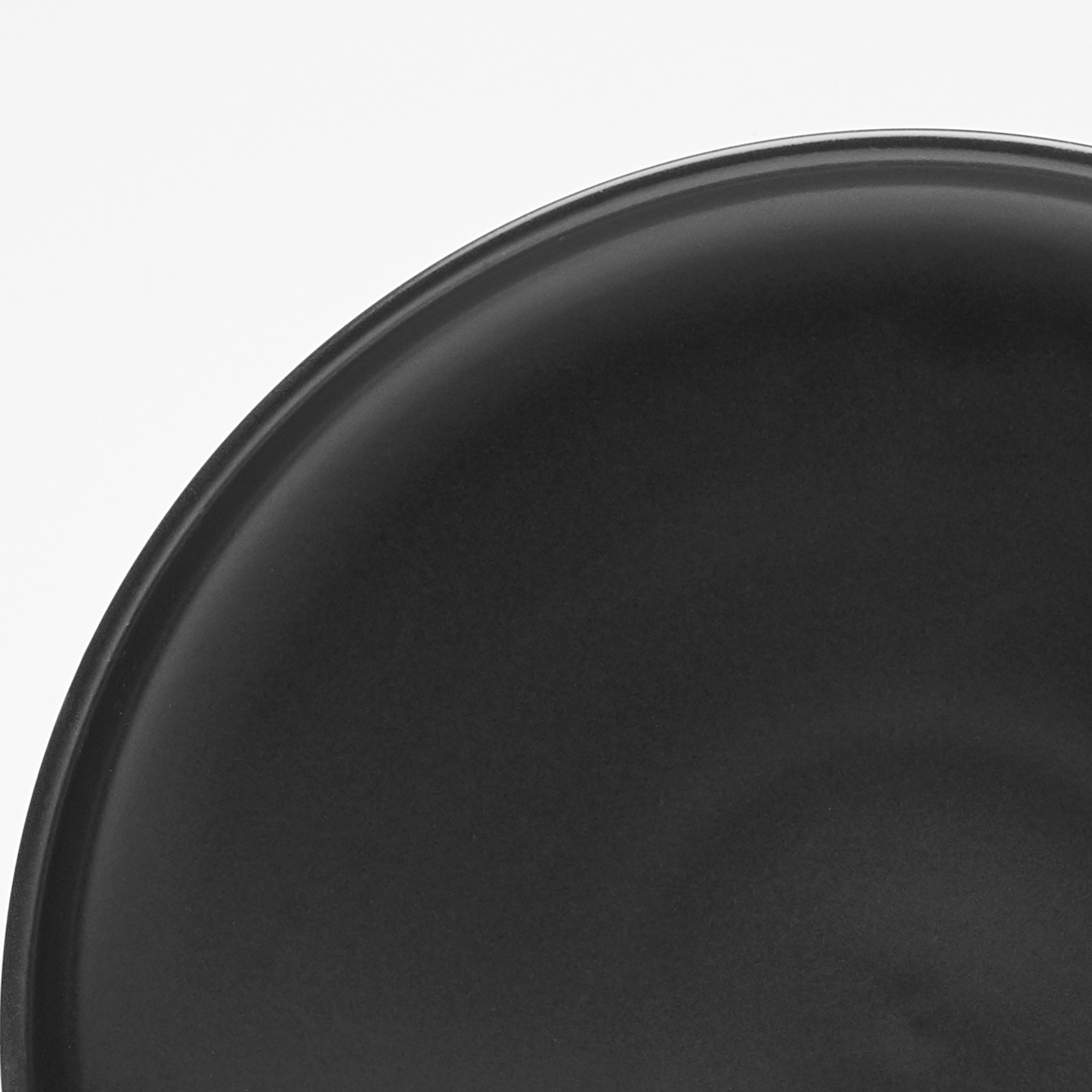 van Well Combi-servies Servies-set, service Nero ronde vorm, zwart, vaatwasmachine- en magnetronbestendig (set, 16-delig)