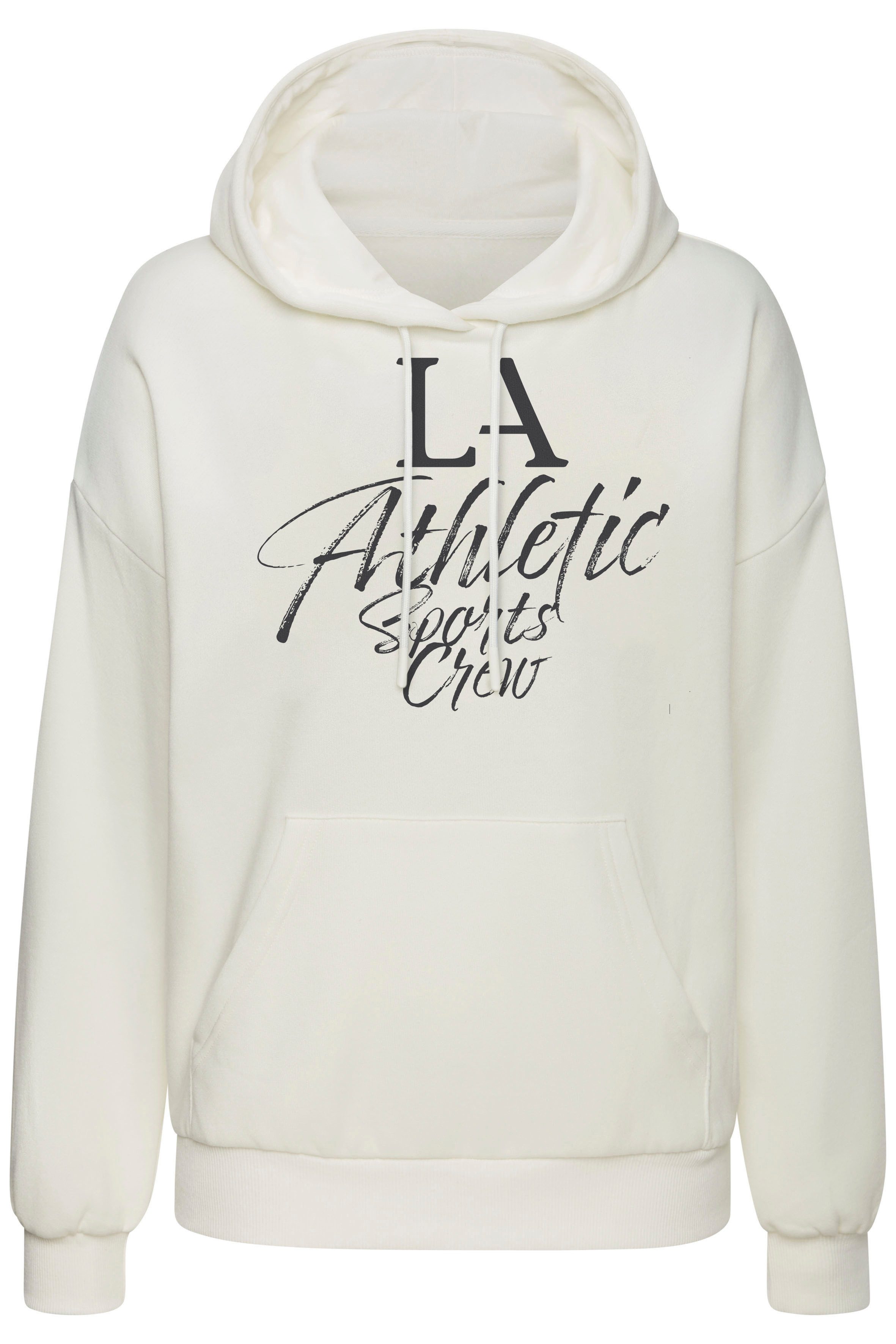 active by Lascana Capuchontrui met sportieve tekst