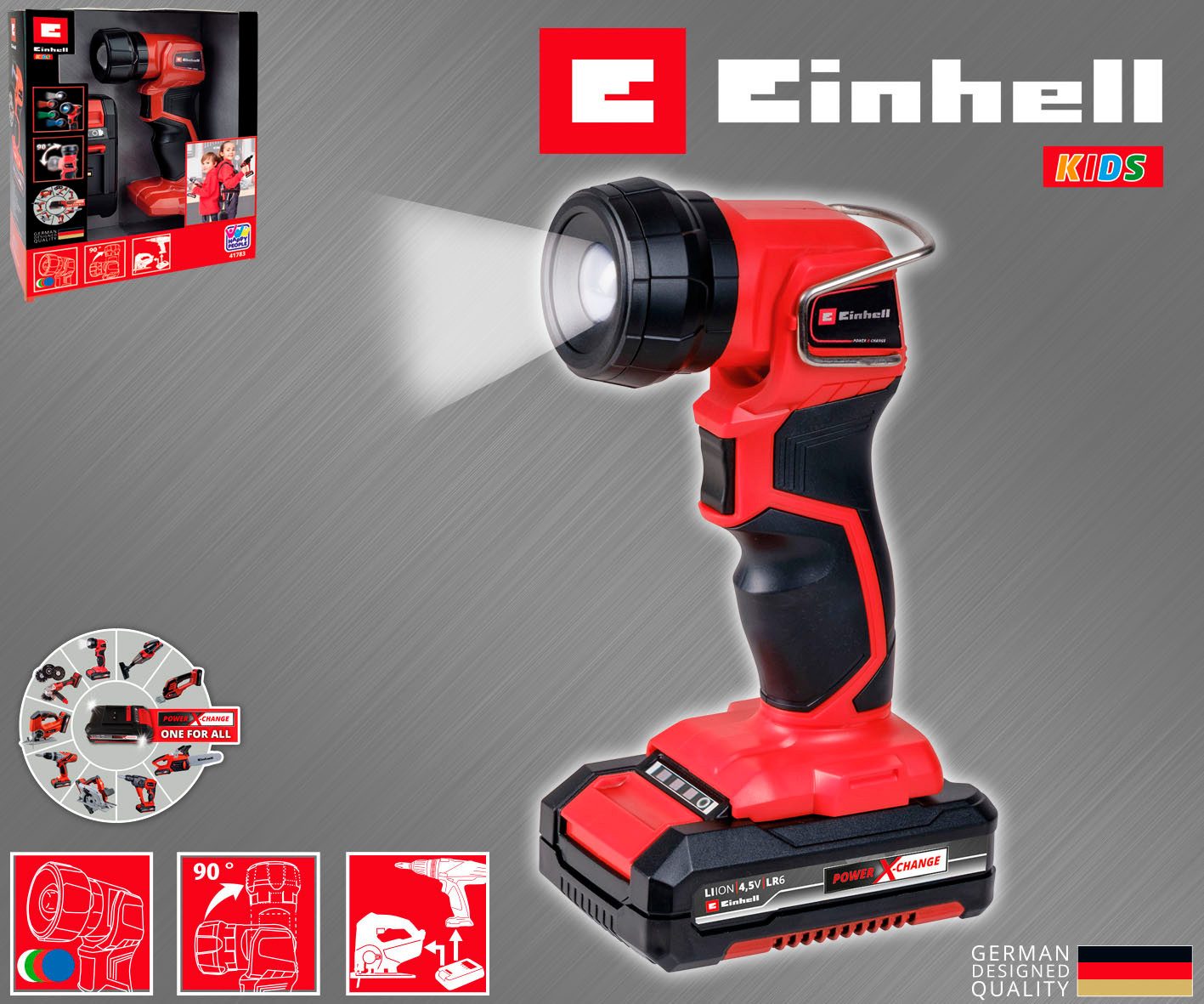 Happy People Zaklamp EINHELL Kids Accu-lamp