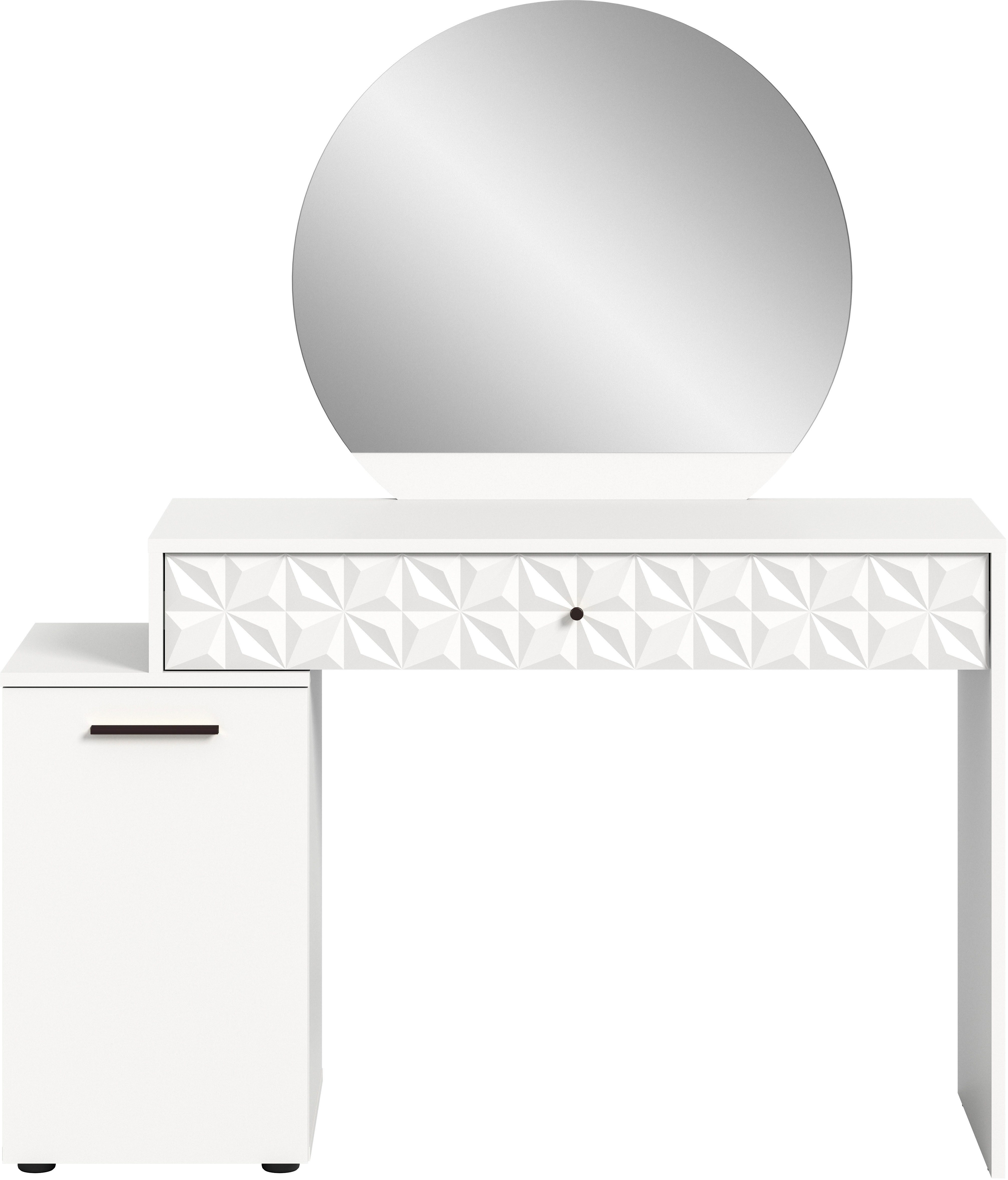 INOSIGN Sidetable Föhnkast, kaptafel, make-uptafel, inclusief spiegel