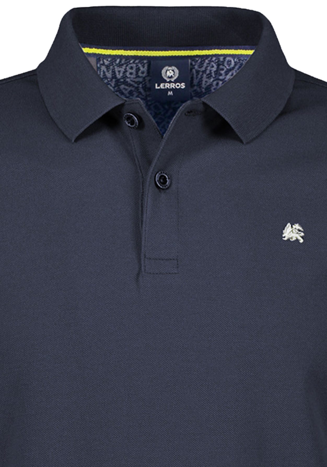 Lerros Poloshirt met stijlvol borduursel op borsthoogte