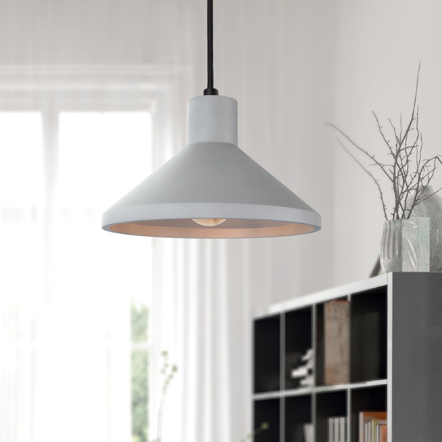 Paco Home Hanglamp SUBORBIA Led, E27, lamp voor woonkamer eetkamer keuken, in hoogte verstelbaar