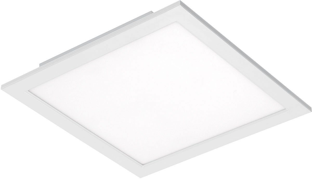 Briloner Leuchten Led-paneel 7194016 Piatto Plafondlamp, 29,5x29,5x5 cm, wit, 18W, woonkamer, slaapkamer, gang