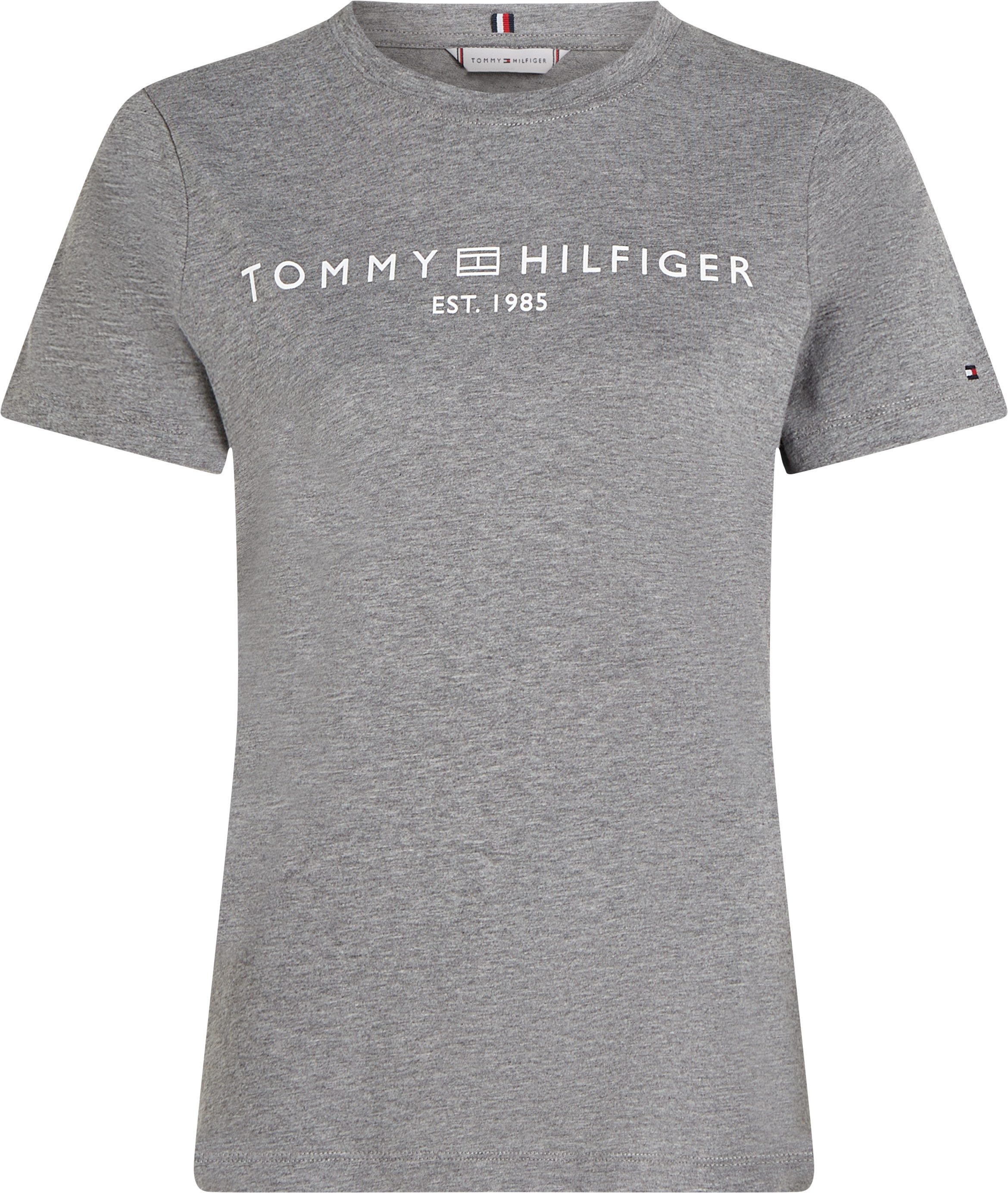 Tommy Hilfiger T-shirt REG CORP LOGO C-NK SS met een logo-opschrift