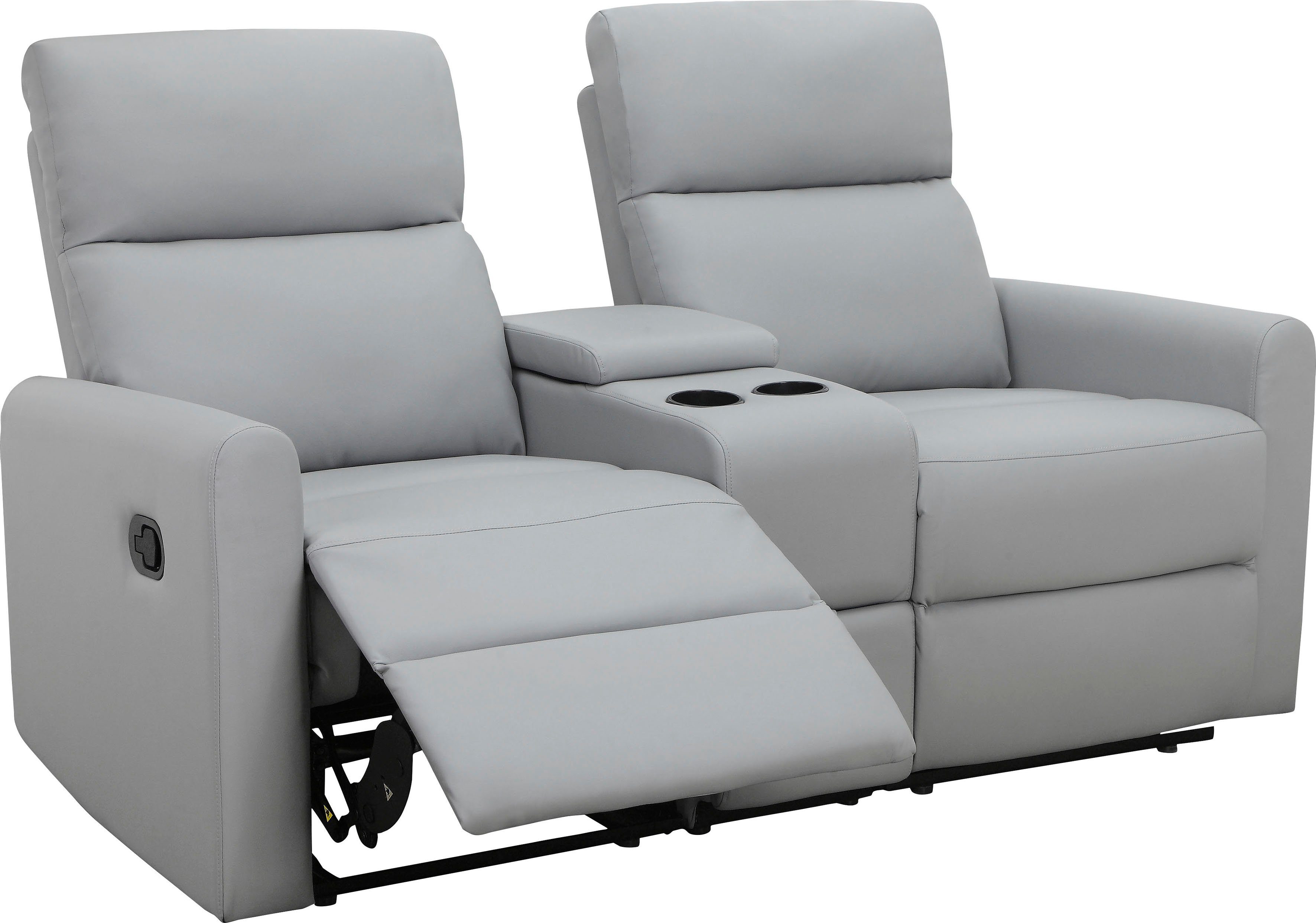 Home affaire 2-zitsbank Daoulas, 2-zits bioscoopbank, TV-fauteuil, multimedia bank