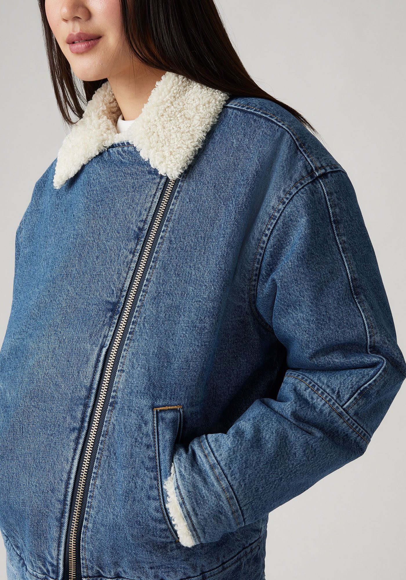 Levi's® Jeansjack SHERPA FLIGHT JACKET
