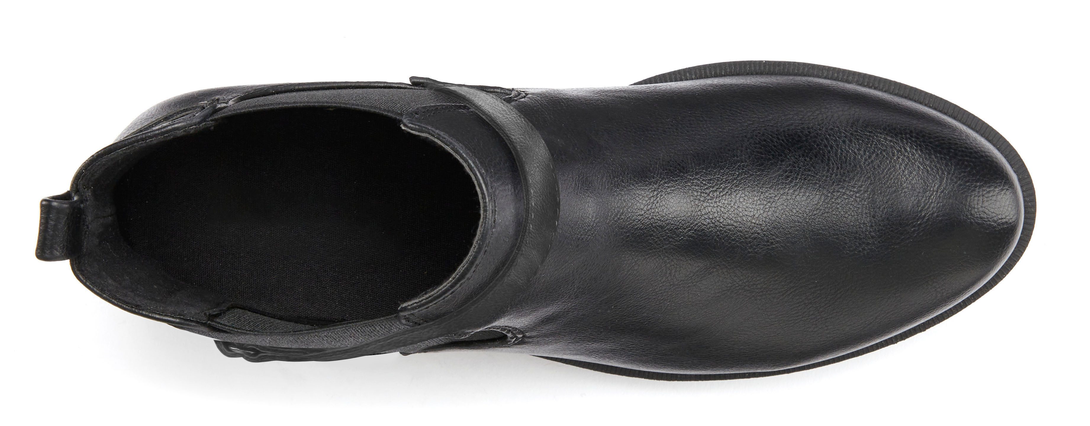 Vivance Chelsea-boots met stretch inzet, enkellaarsjes, enkellaarsjes vegan