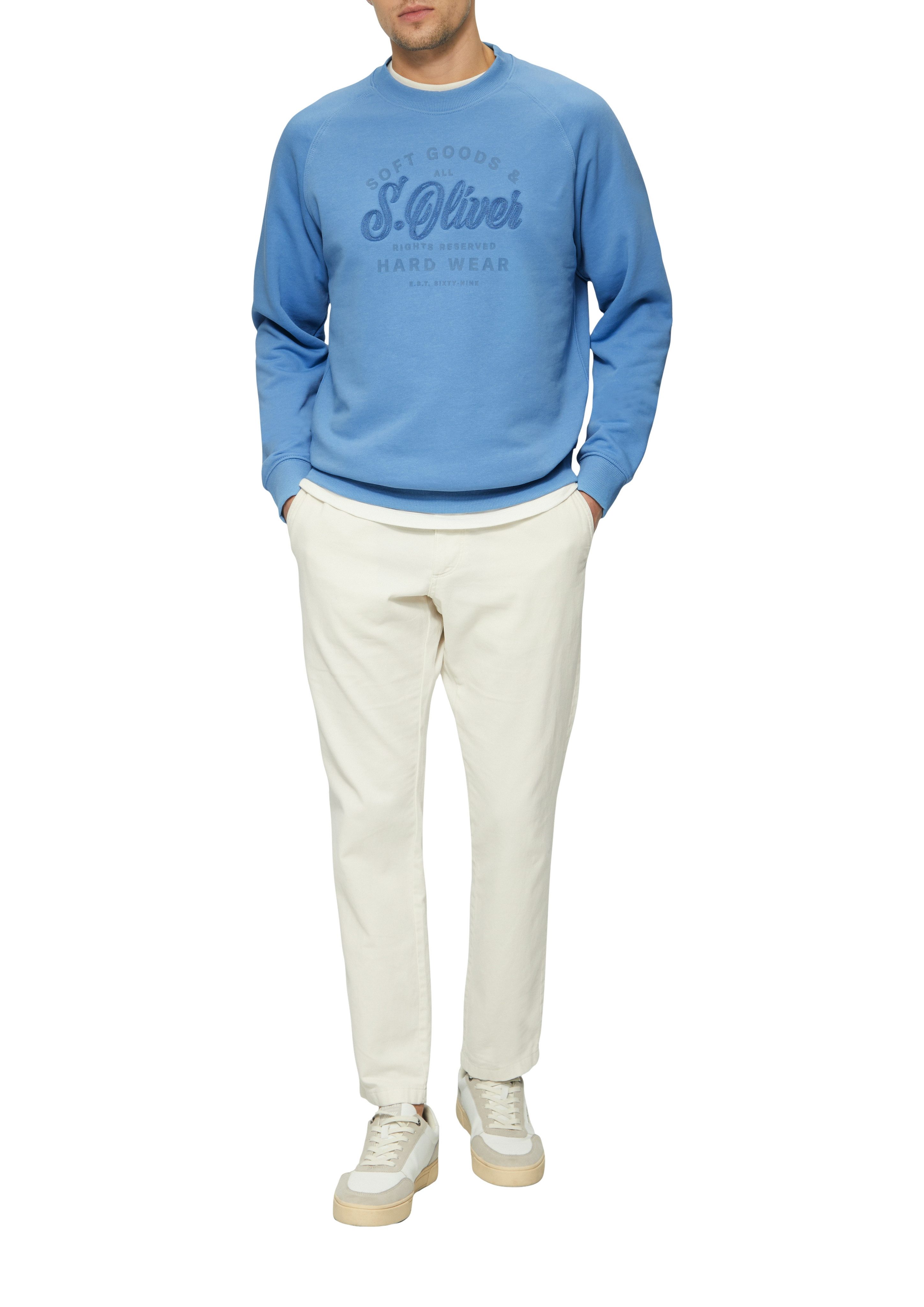 s.Oliver Sweater met logoprint