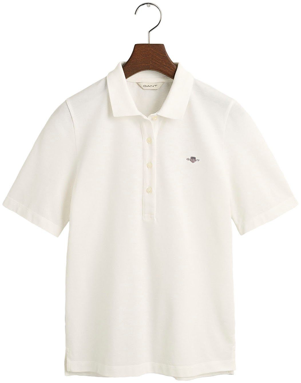 Gant Poloshirt SLIM SHIELD KA PIQUE POLO met geborduurd grafisch logo op de borst