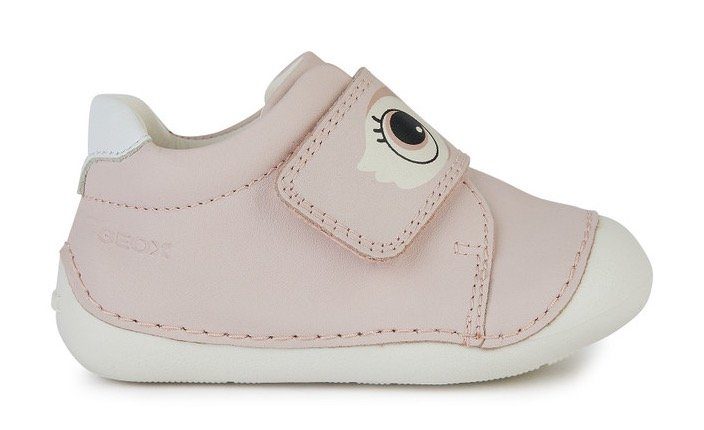 Geox Kruipschoentjes B TUTIM B Babyschoen, sneaker, loopschoentje met praktische klittenbandsluiting