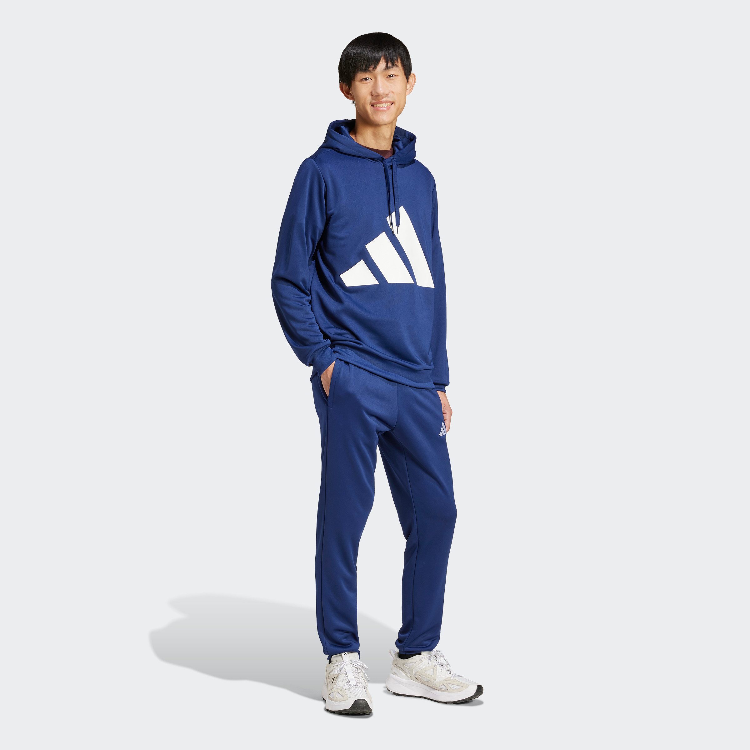adidas Sportswear Trainingspak M BL FT HD TS van zacht french-terry materiaal, hoodie (2-delig)
