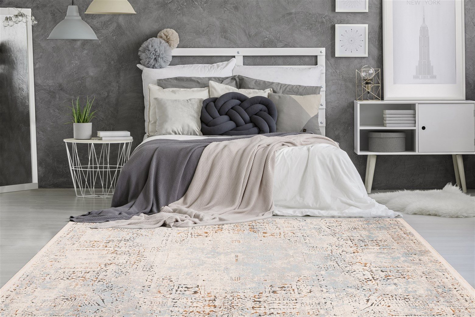 aRTE ESPINA Vloerkleed Palace 400 Soft touch, vintage-ontwerp, subtiele kleuren