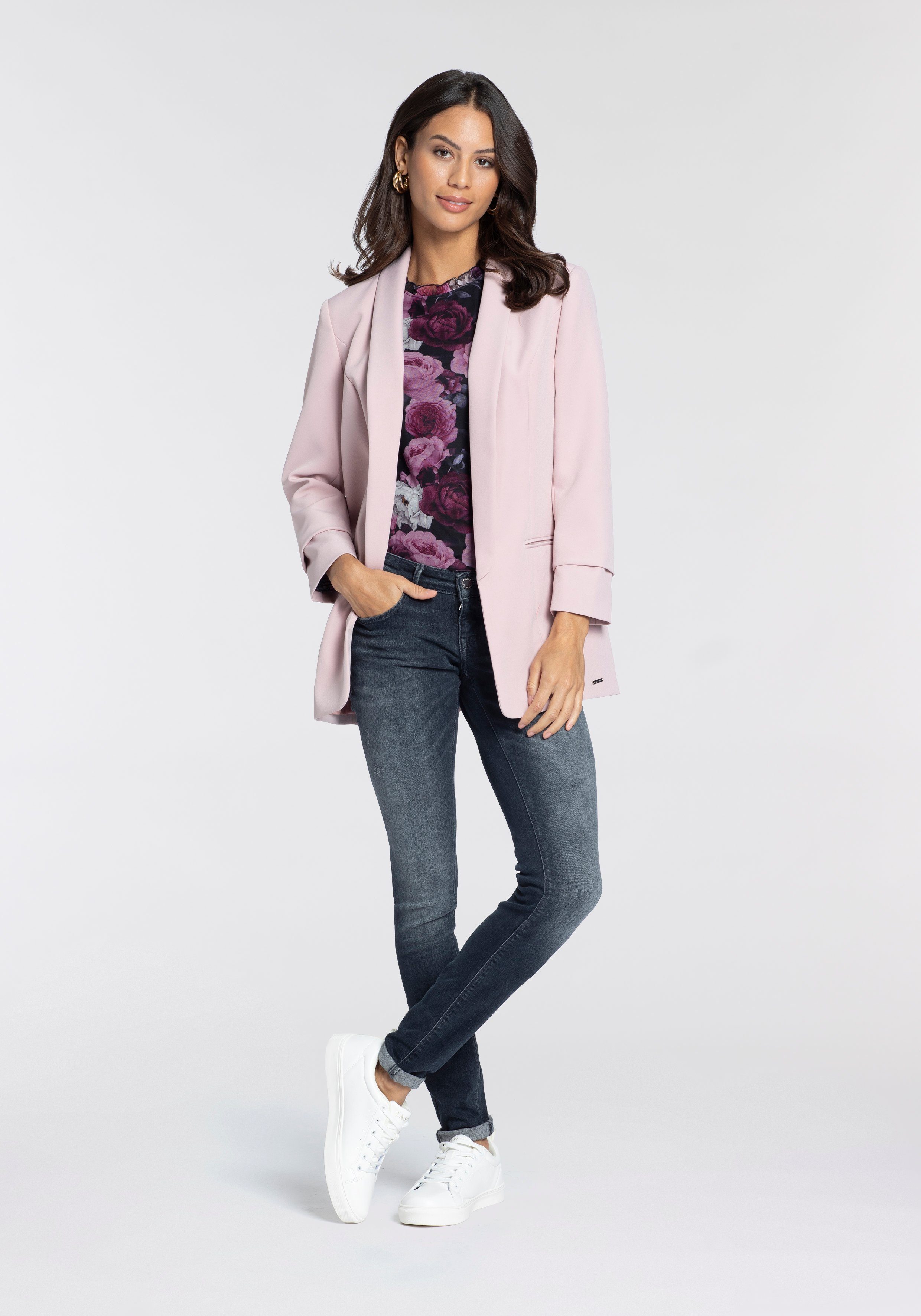 Melrose Blouse met lange mouwen met elegante bloemenprint - nieuwe collectie