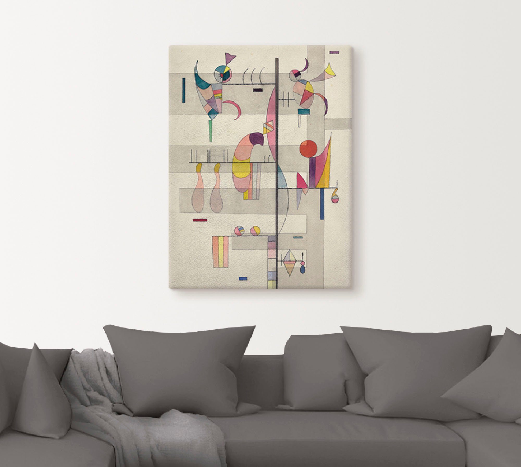Artland Artprint op linnen Verdeling. 1934 gespannen op een spieraam