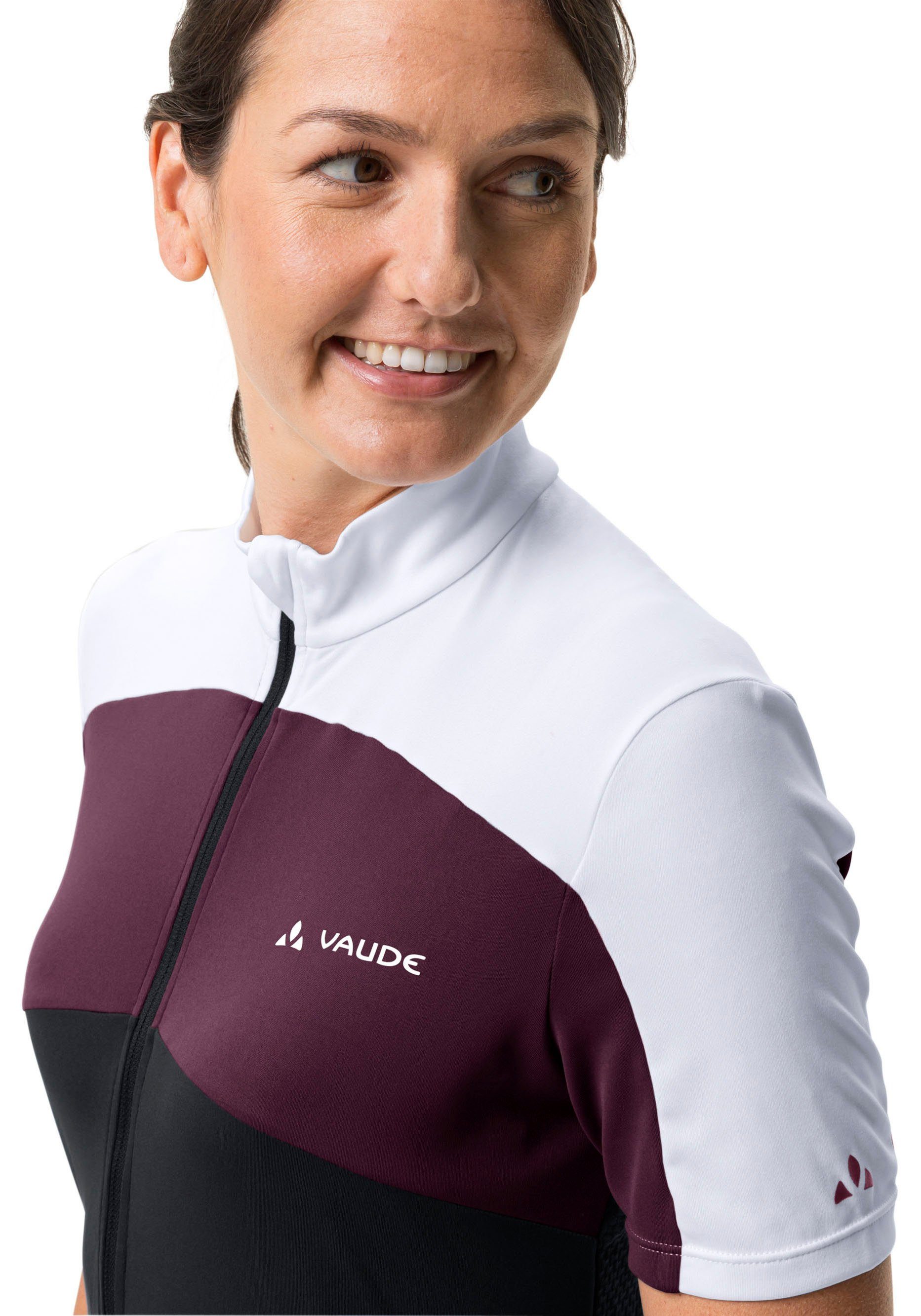 VAUDE Fietsshirt Women's Matera FZ Tricot Fiets shirt colorblocking (1-delig)