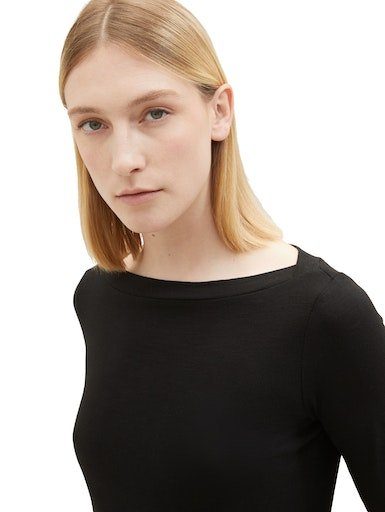 Tom Tailor Shirt met 3/4 mouwen met korte mouwen