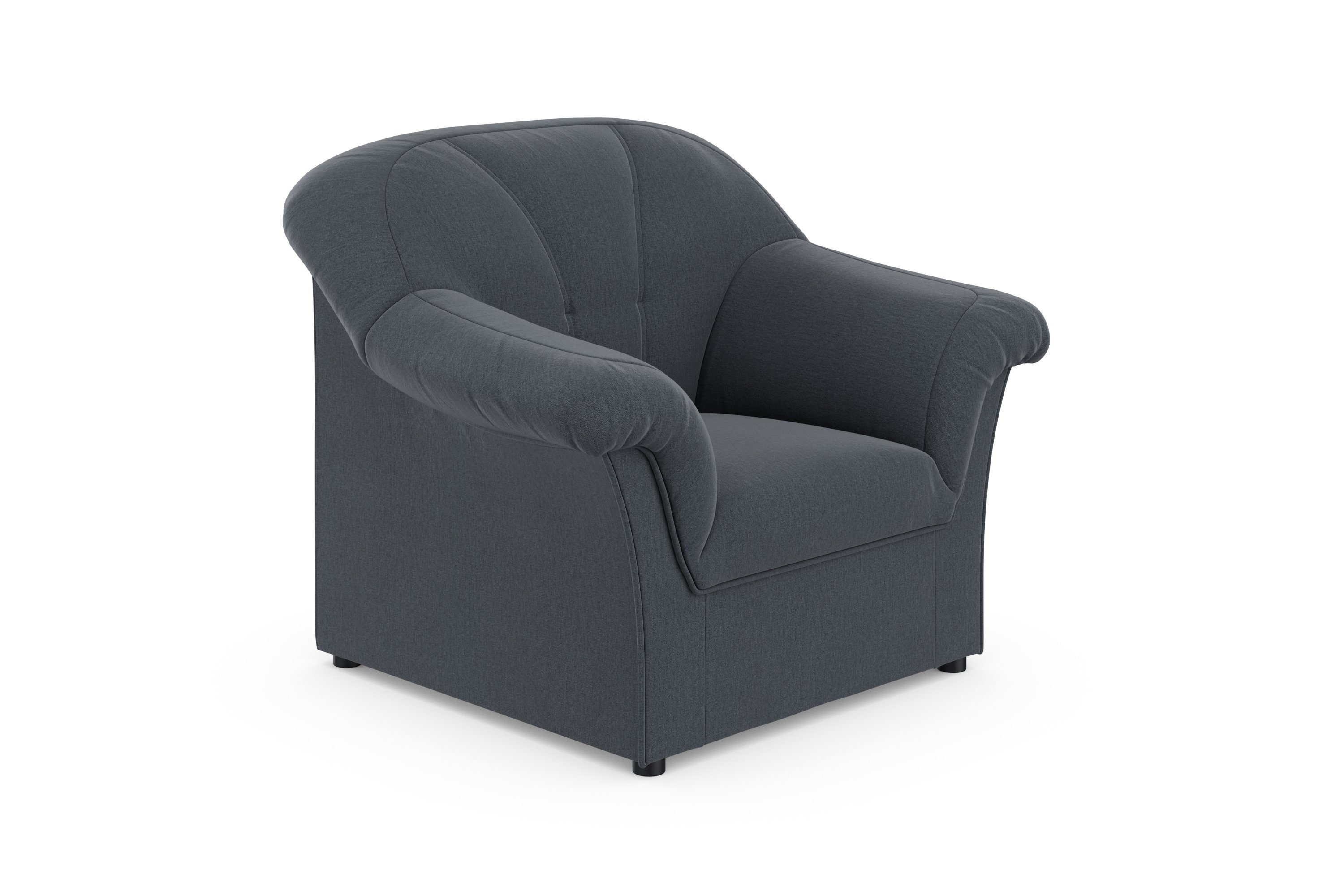 DOMO collection Fauteuil Pegnitz tijdloos, elegante armleuningen, comfortabel