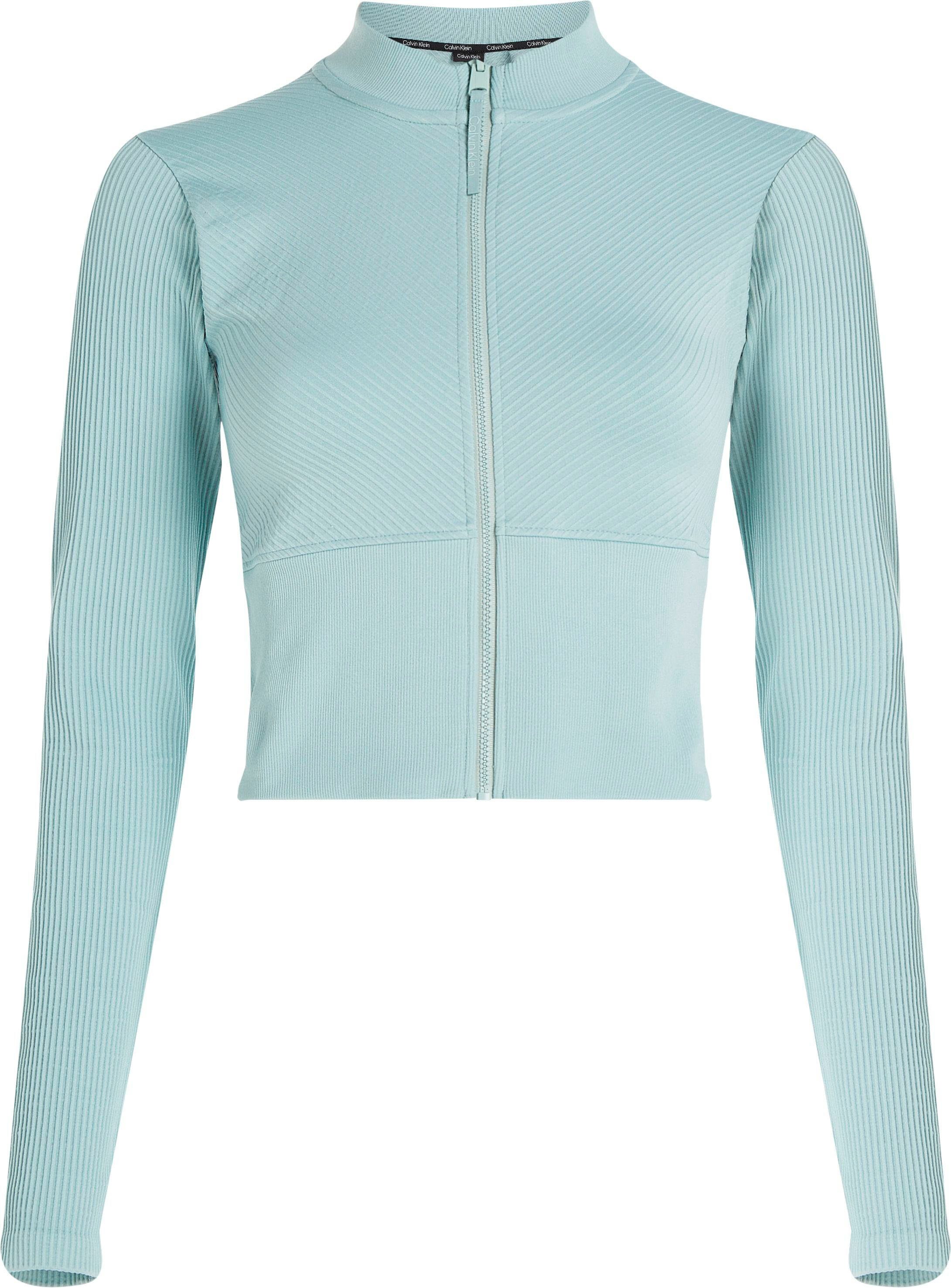 Calvin Klein Performance Trui met staande kraag WO - Seamless Full Zip Jacket