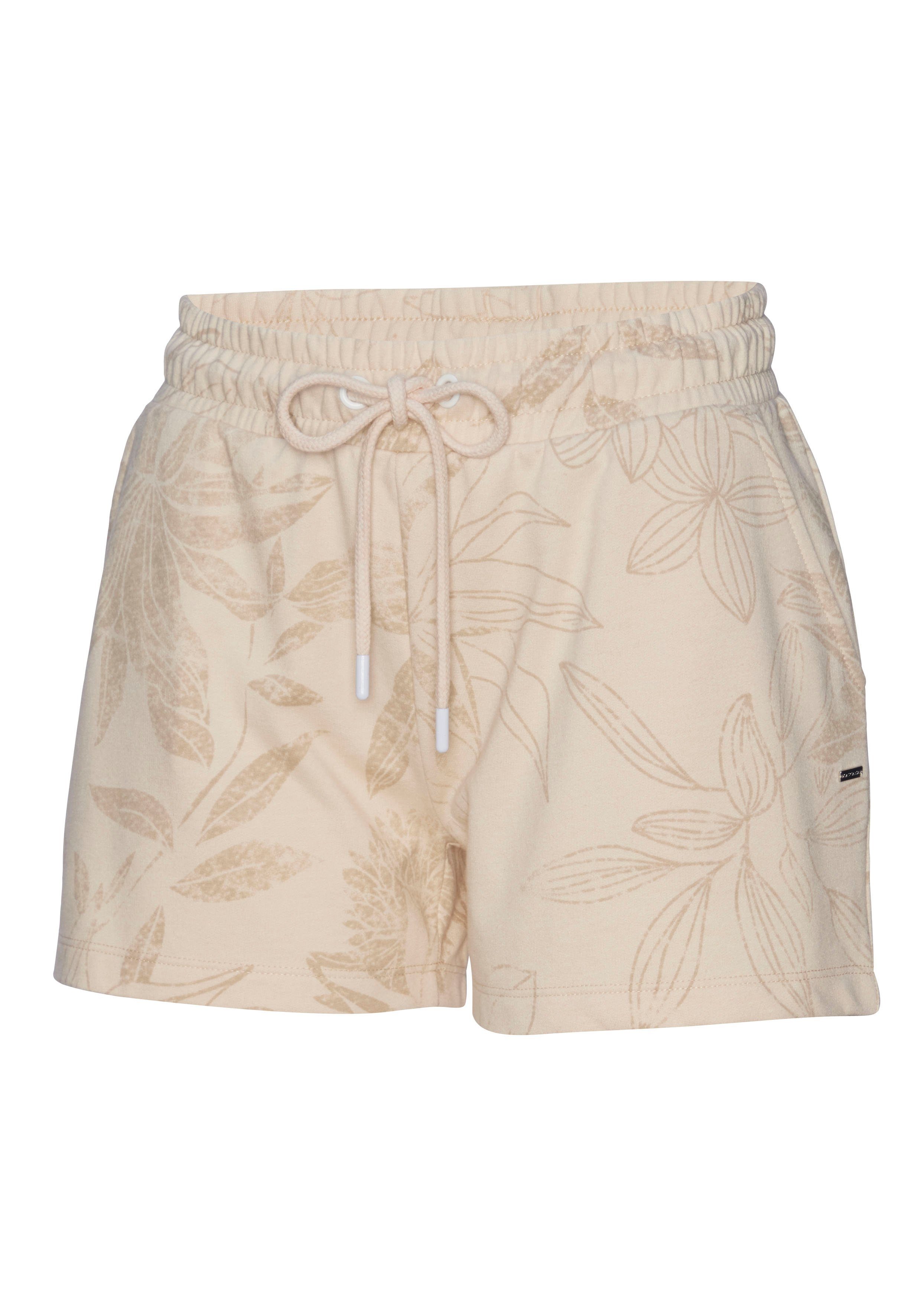 Lascana Relaxshorts met bloemen alloverprint, loungepak