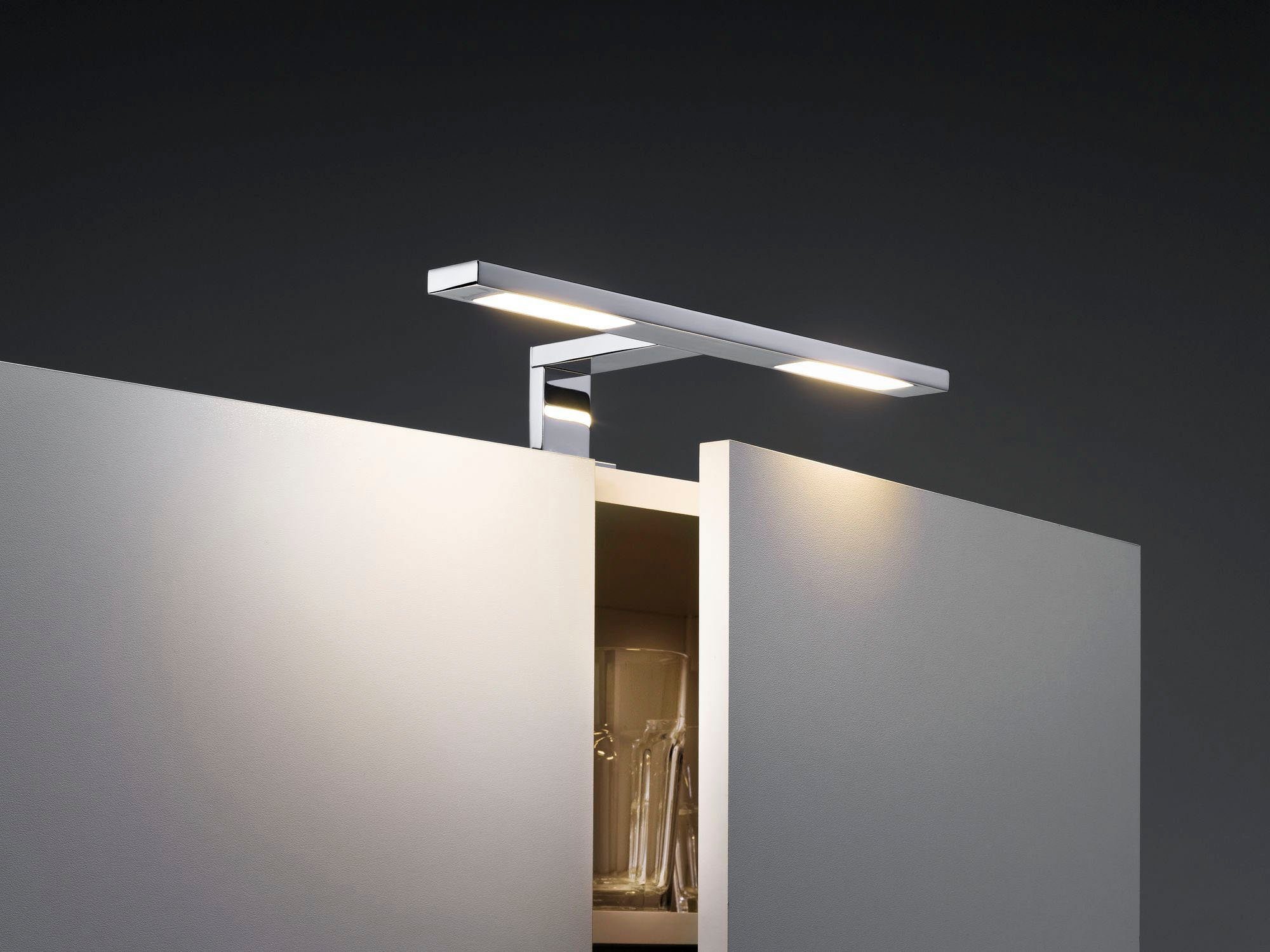 Paulmann Spiegellamp LED Galeria Spiegel- en Opberglicht Double Hook 2x3,2W Chroom (1 stuk)