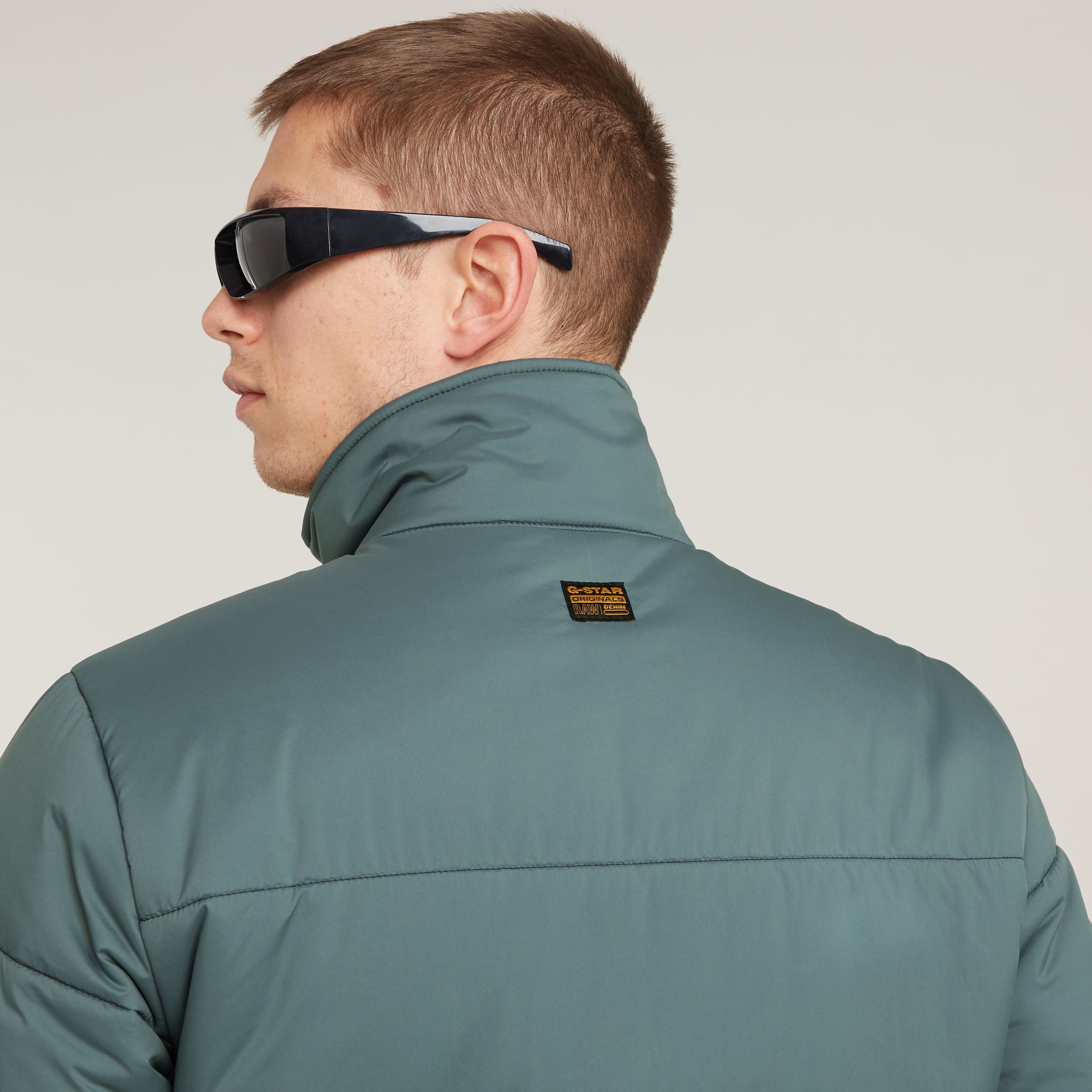 G-Star RAW Gewatteerde jas Padded Quilted met opstaande kraag