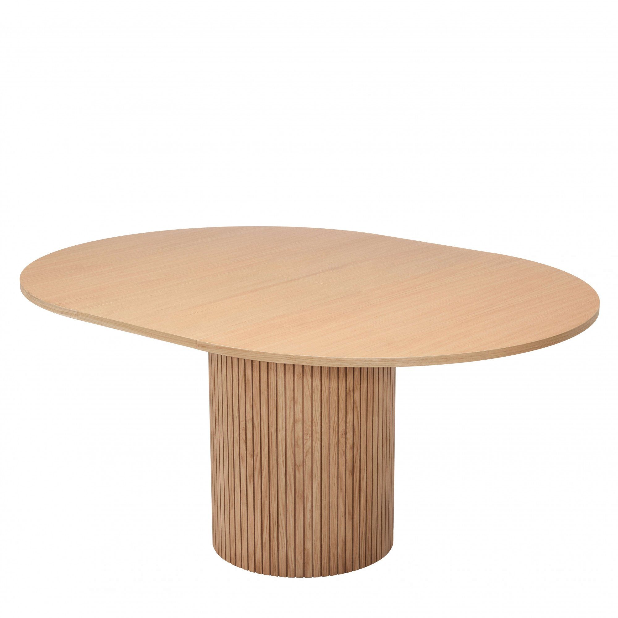 LeGer Home by Lena Gercke Eettafel TOSCANA, Eiken Fineer D 115 cm, met verlengplaten, uitschuifbaar tot 155 cm