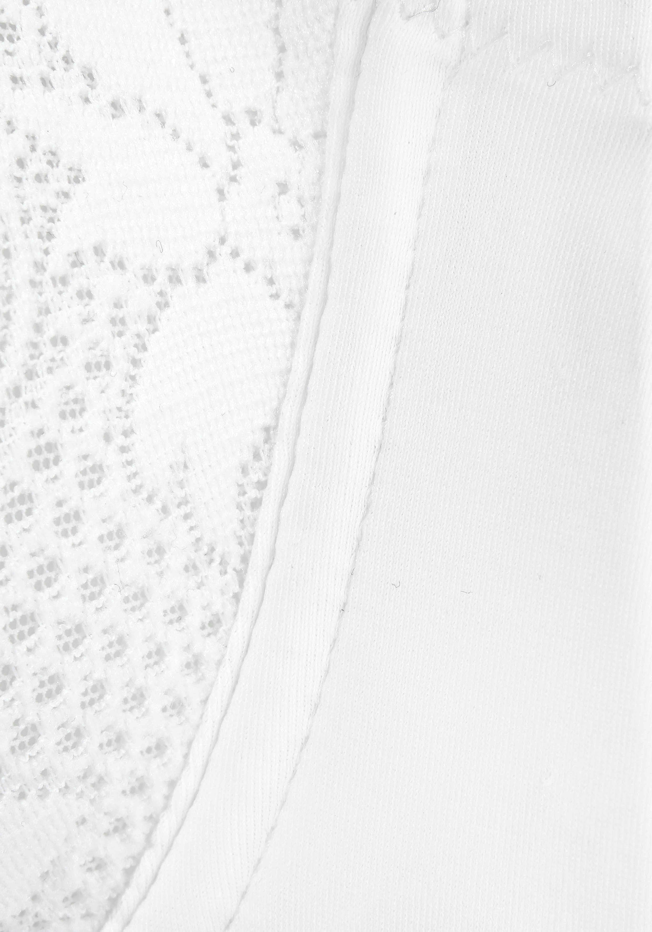 Nuance T-shirt-bh met beugel, met naadloze cups van gladde kant, dessous