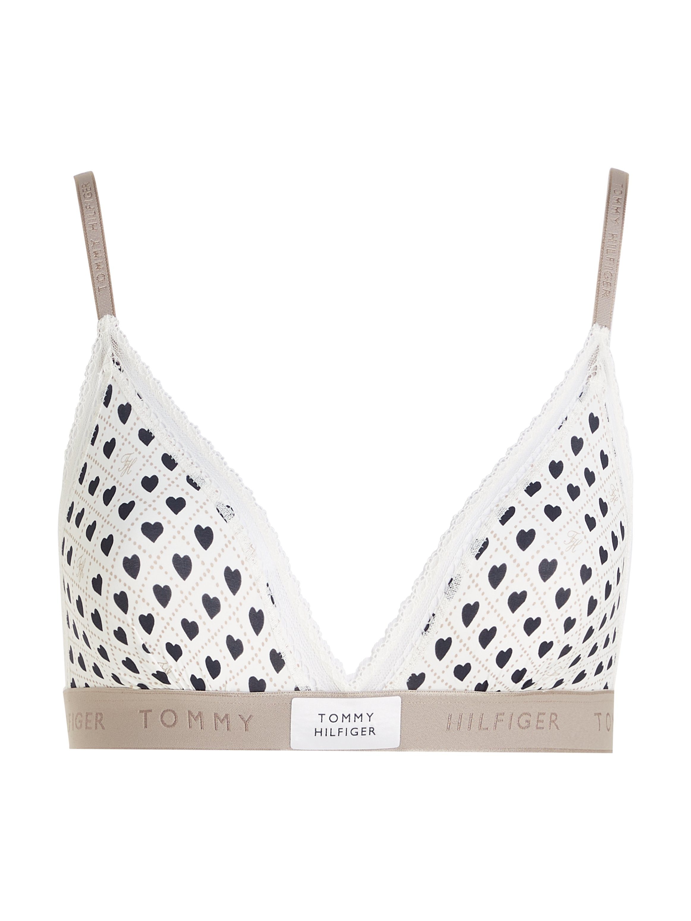 Tommy Hilfiger Underwear Bralette-bh TRIANGLE PRINT met modieuze tailleband met logo