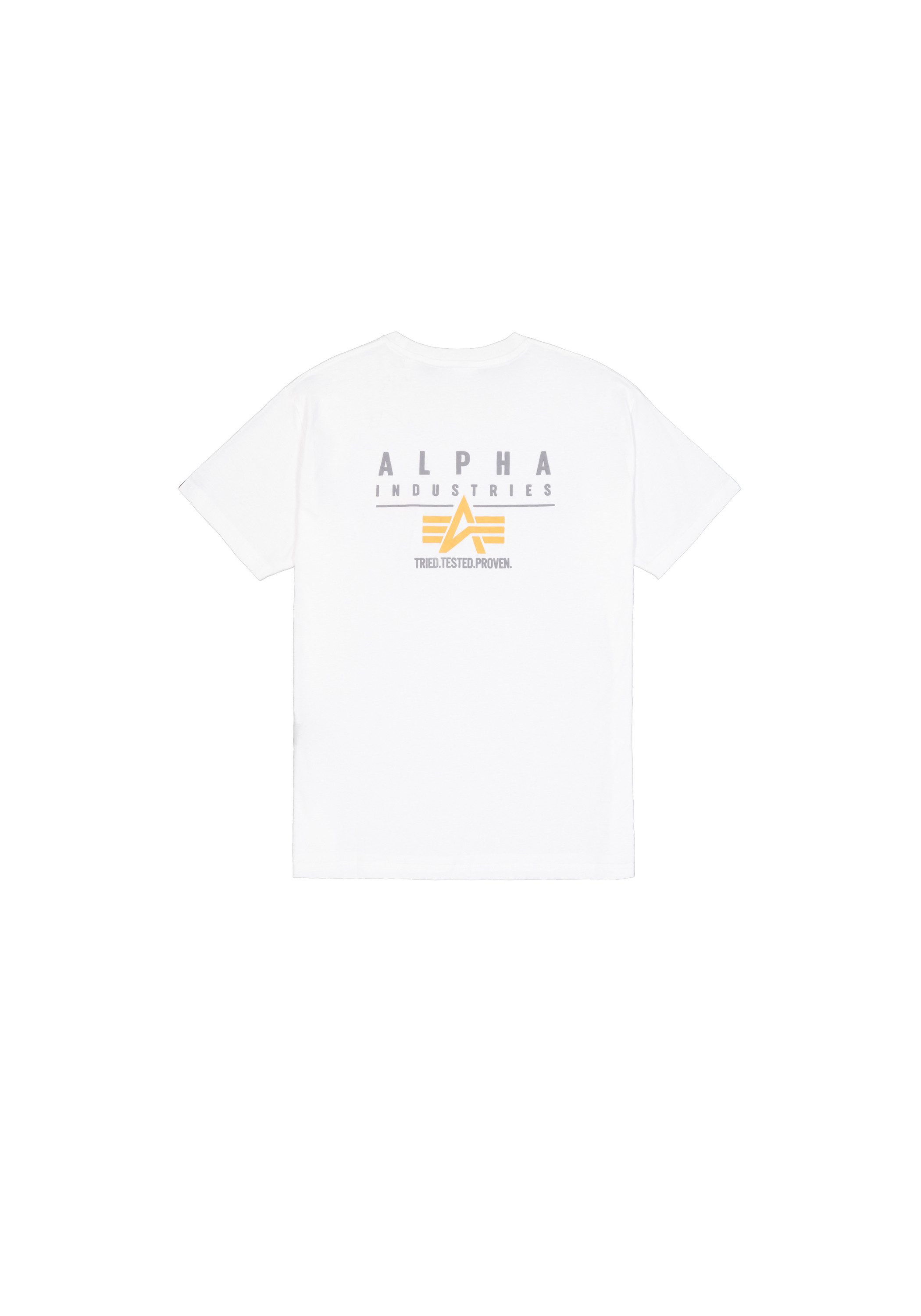 Alpha Industries T-shirt Puff Print Logo Backprint T-Shirt