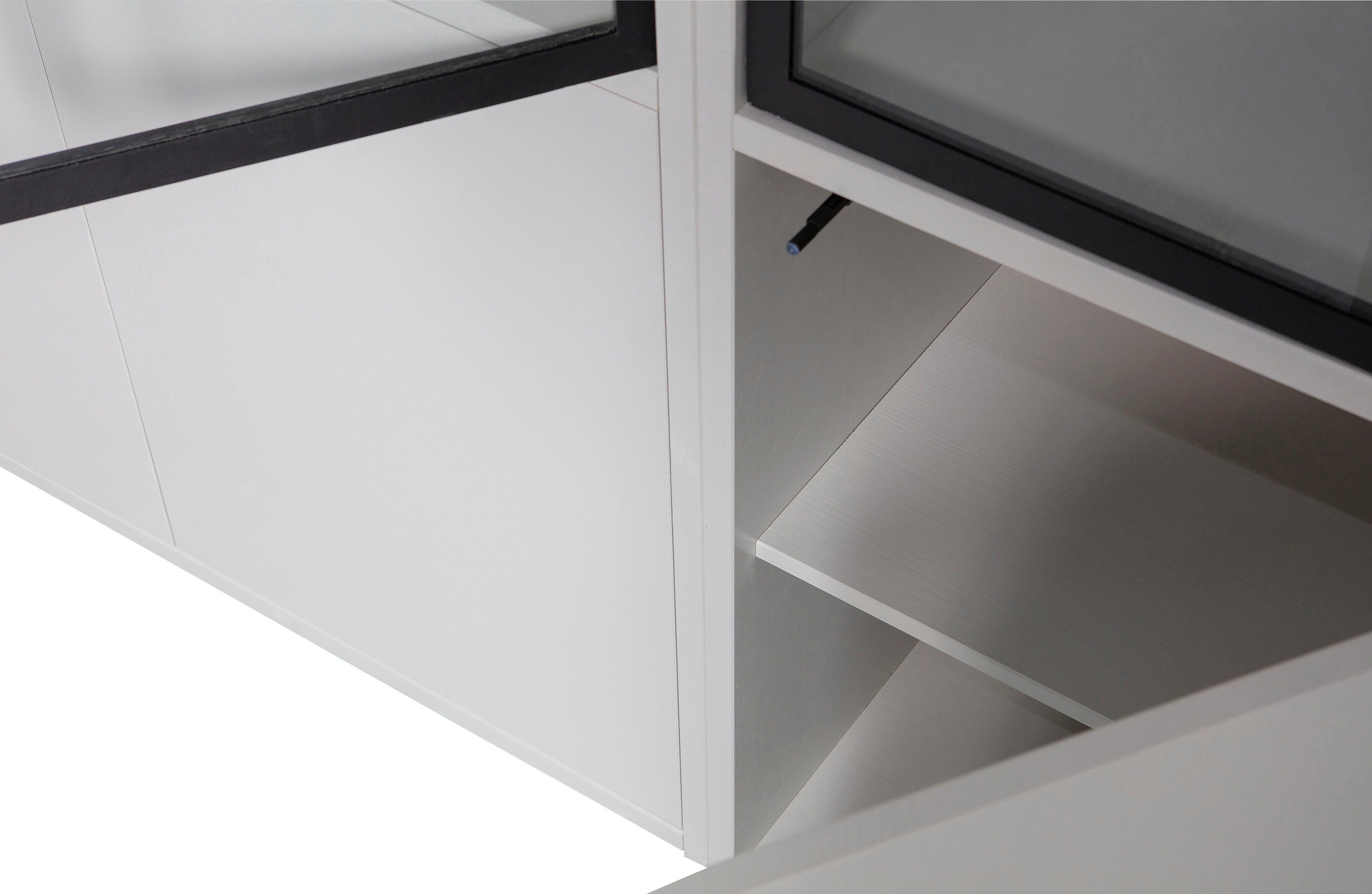 WOOOD Vitrinekast Basic met vier deuren, breedte 101 cm