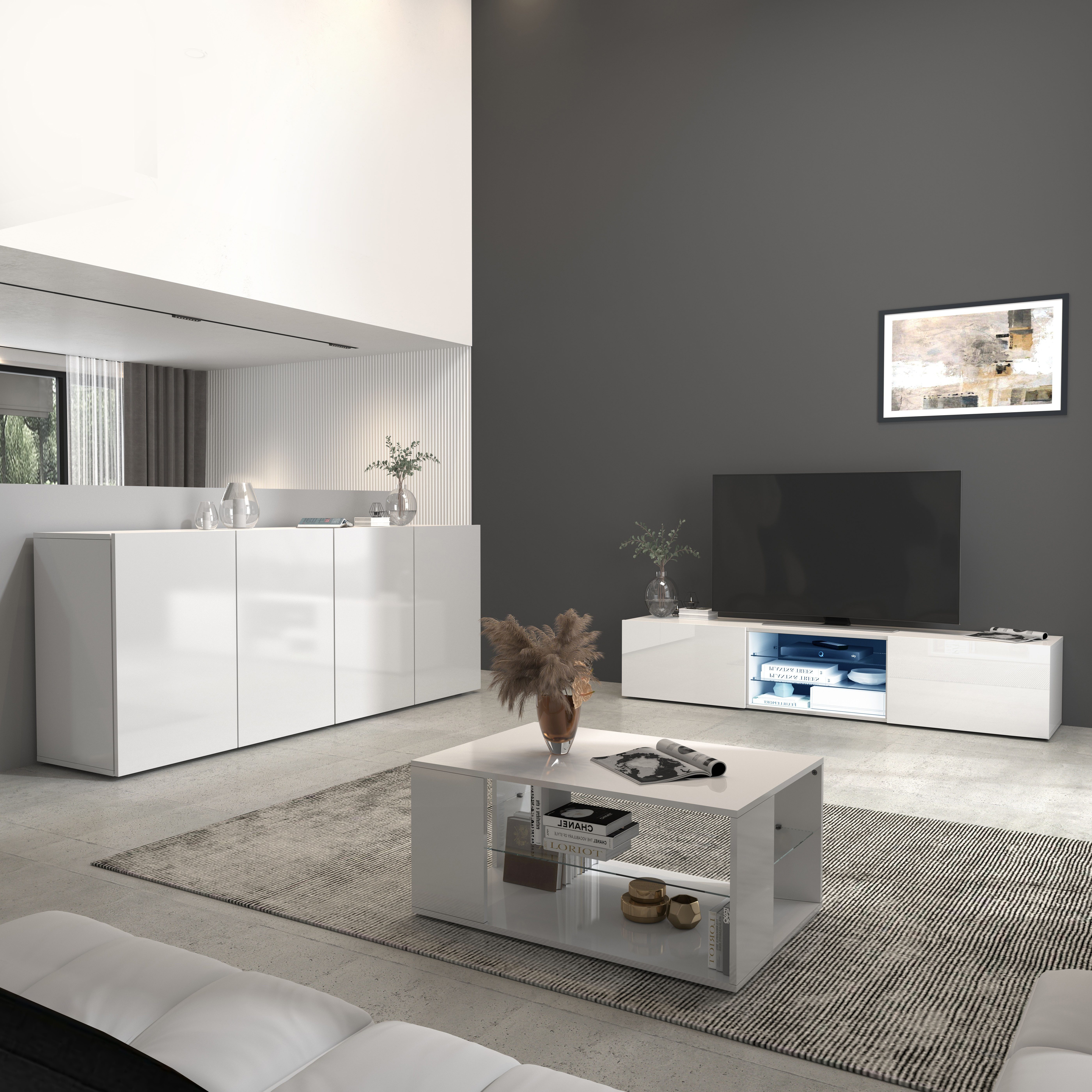 INOSIGN Dressoir Egypt, Ladekast, Kast, Buffet, greeploos