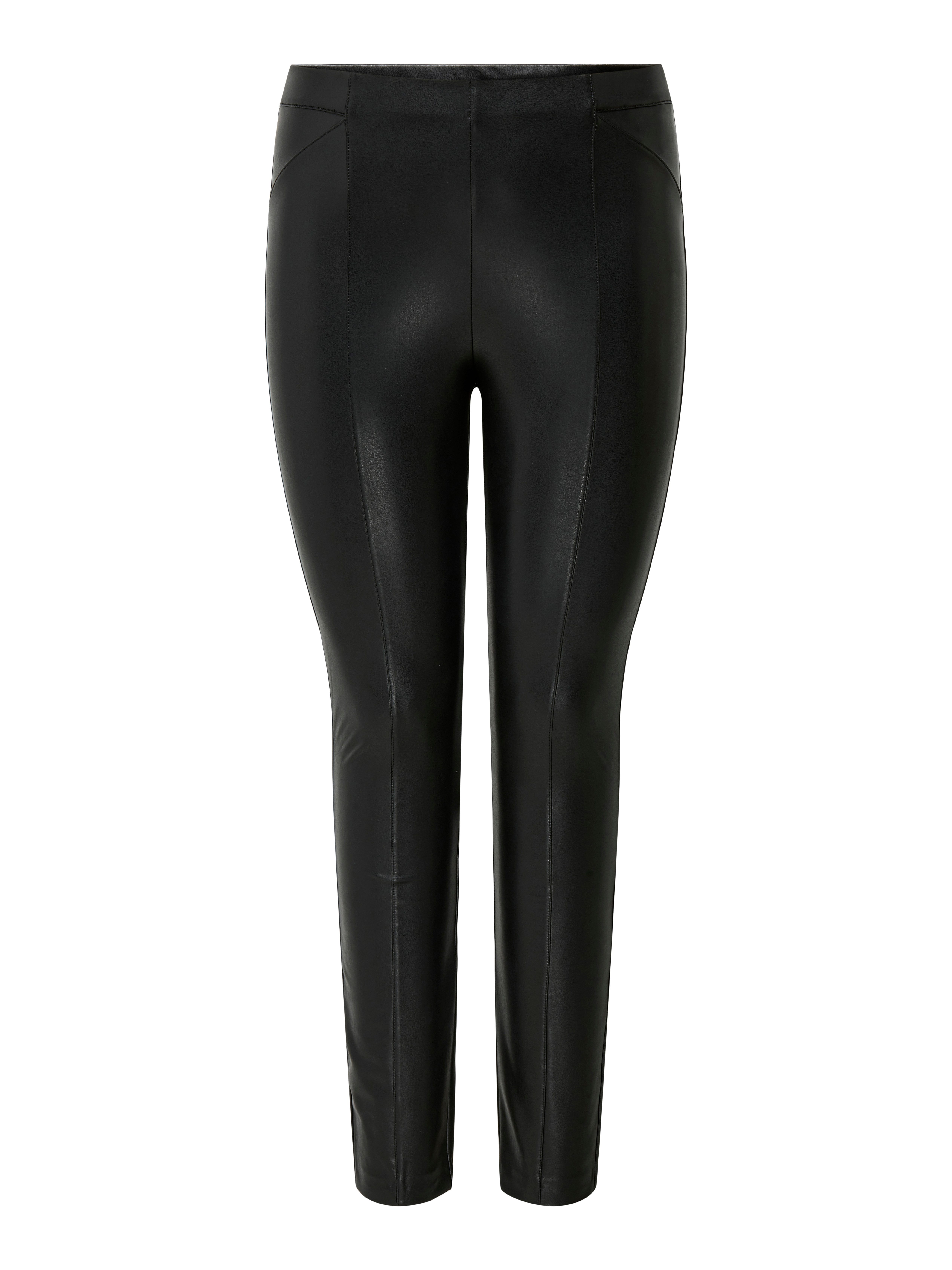 ONLY CARMAKOMA Imitatieleren broek CARJESSIE FAUX LEATHER LEGGING OTW NOOS