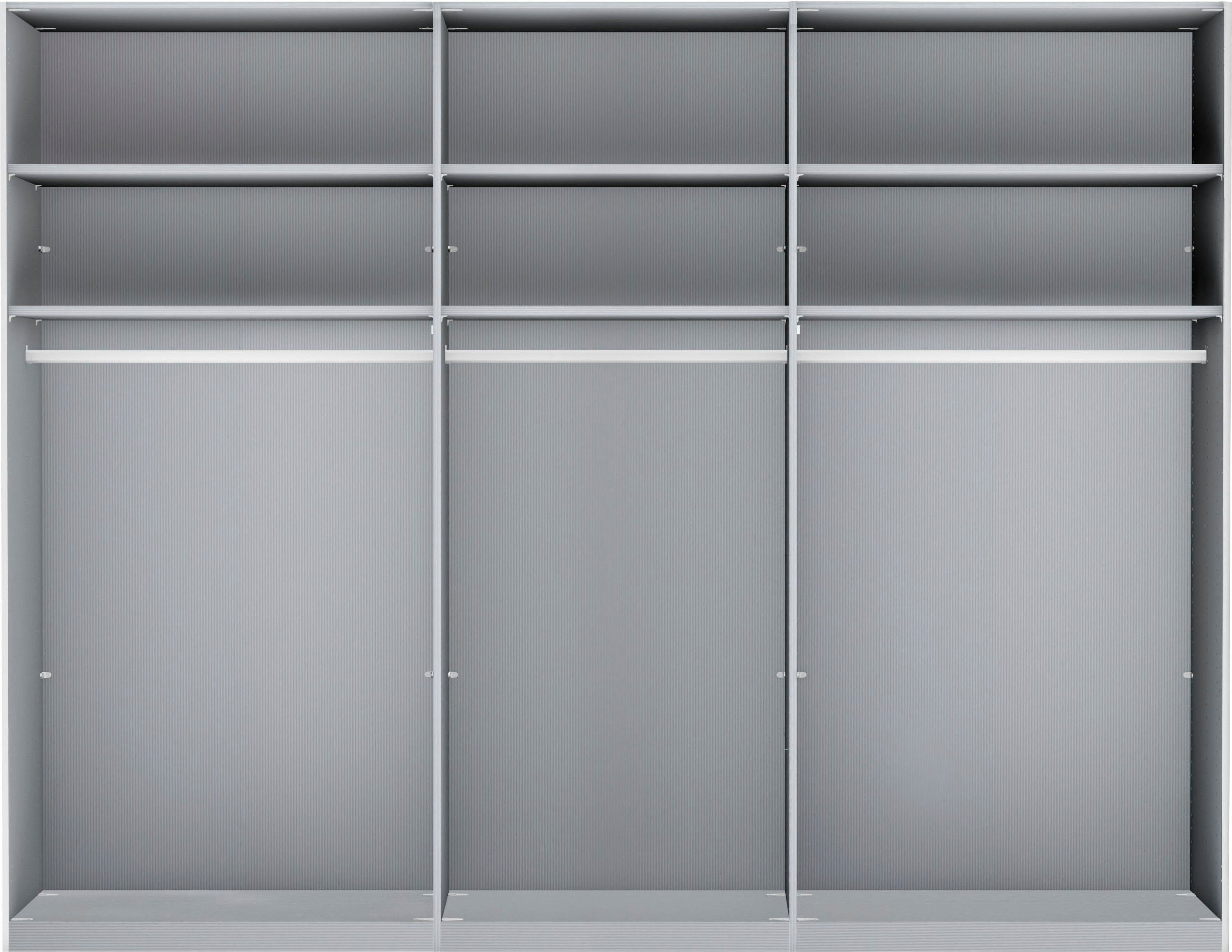 WIEMANN Zweefdeurkast Kos met spiegeldeur en schaduwvoeg