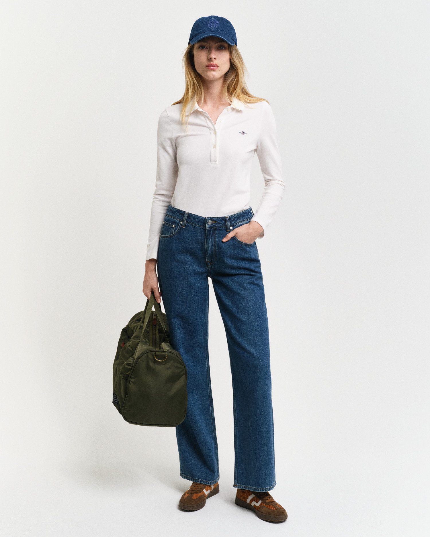 Gant Poloshirt met lange mouwen SLIM SHIELD LS PIQUE POLO