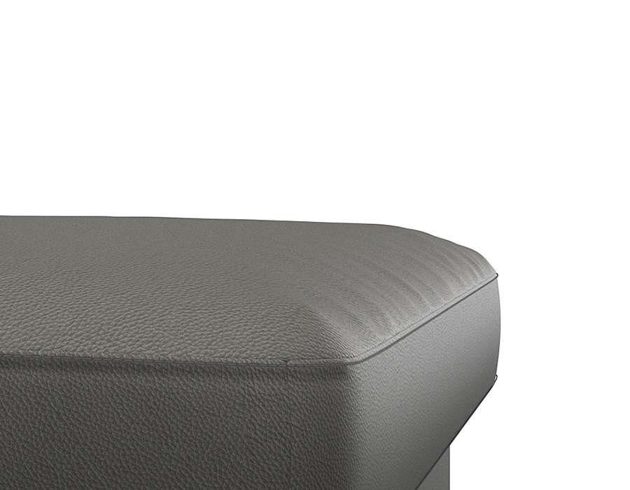 FLEXLUX Poef Fiore Koudschuim, poten aluminium + eiken