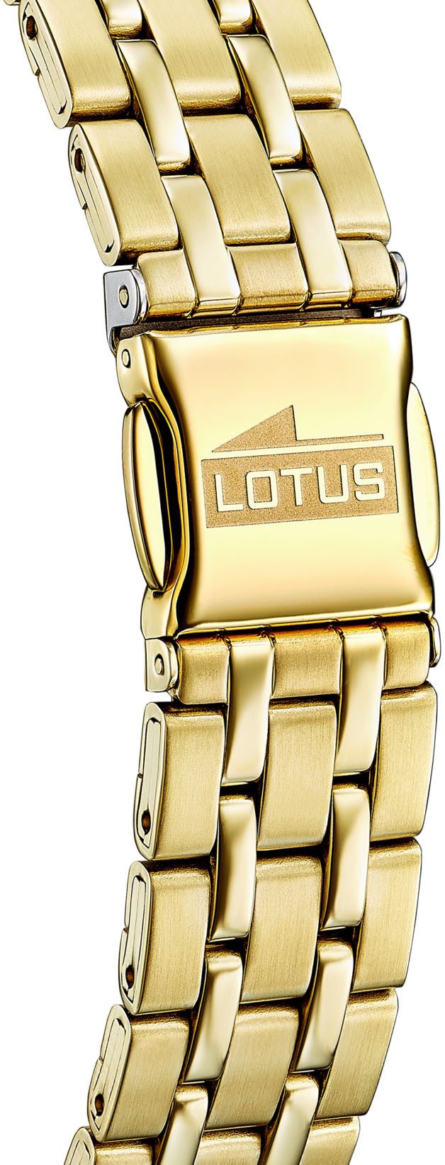 Lotus Kwartshorloge Square Horloge, dameshorloge, stalen band, analoog