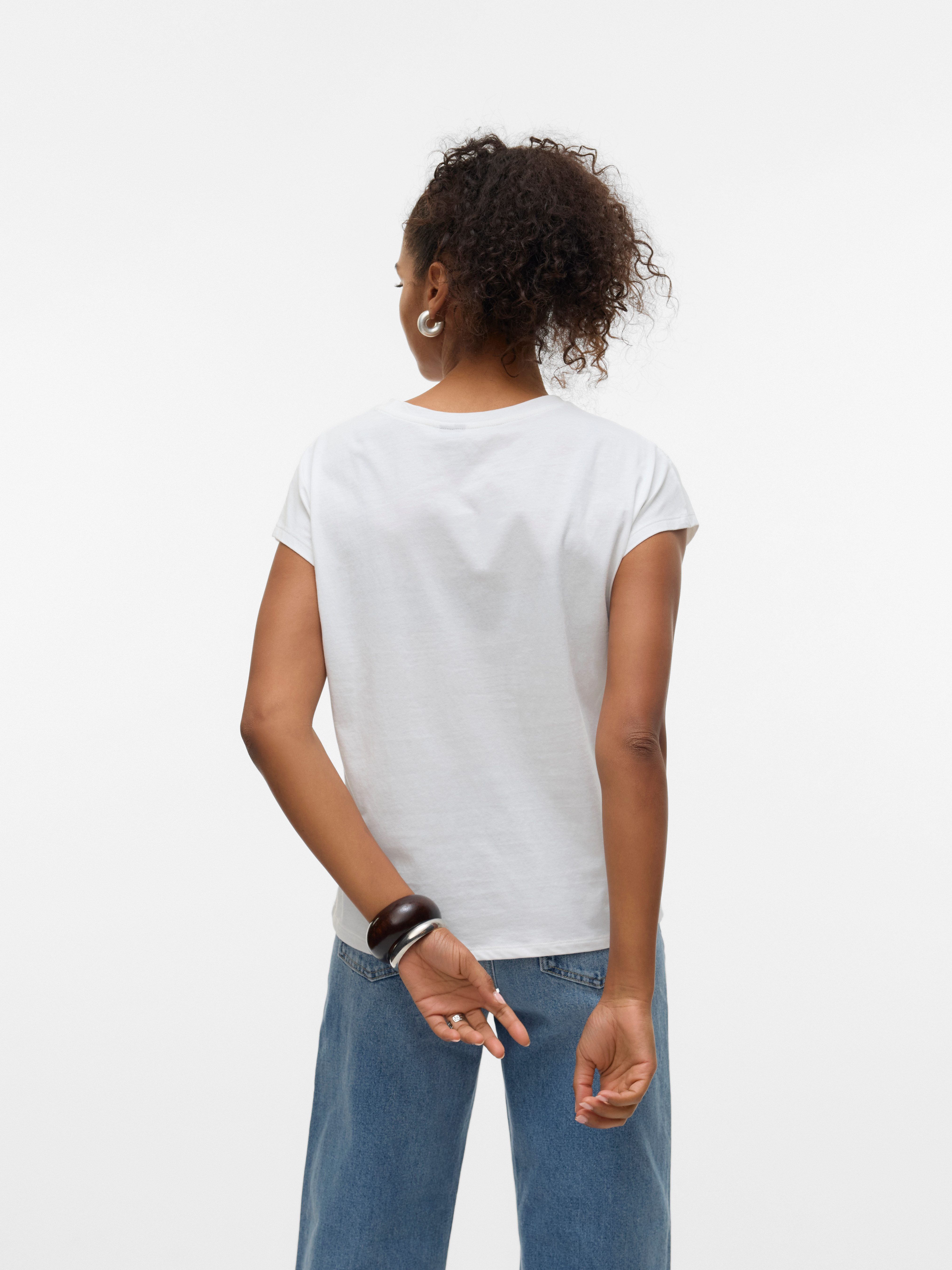 Vero Moda Shirt met korte mouwen VMPANNA AVA SS TOP JRS