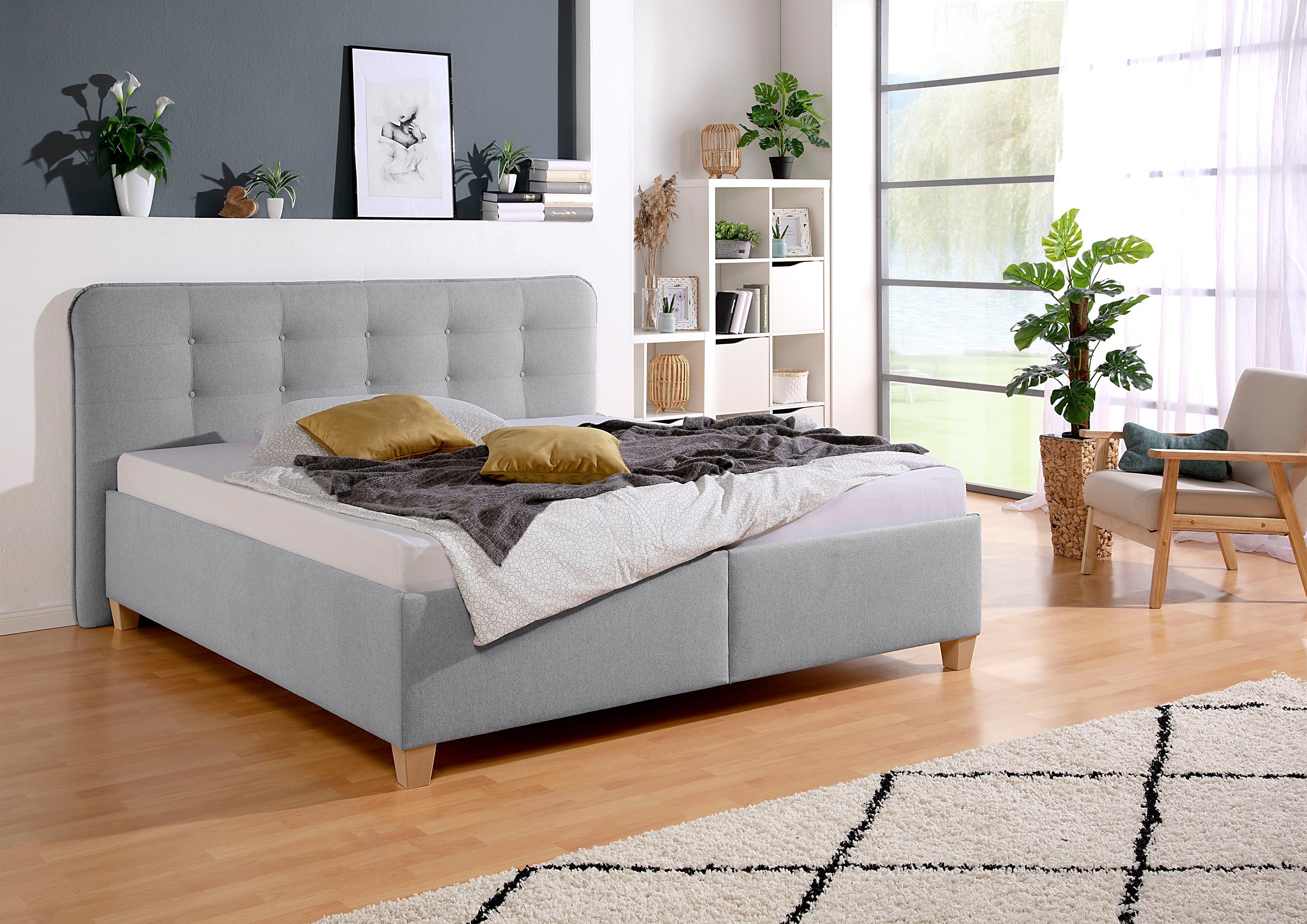 Maintal Gestoffeerd bed inclusief bedkist