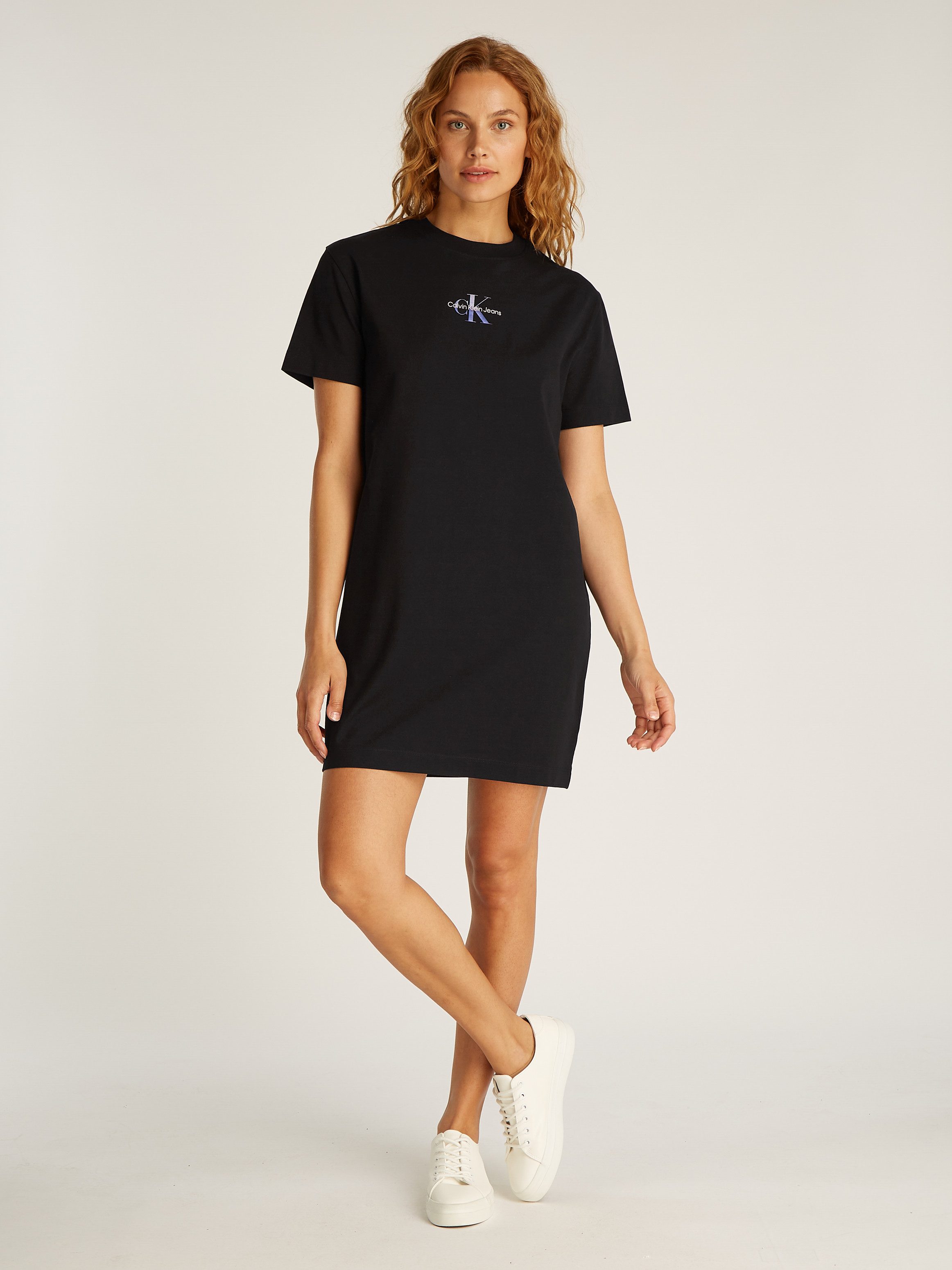 Calvin Klein Shirtjurk GRADIENT MONOLOGO TEE DRESS
