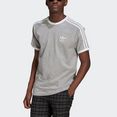 adidas originals t-shirt adicolor classics 3-stripes grijs