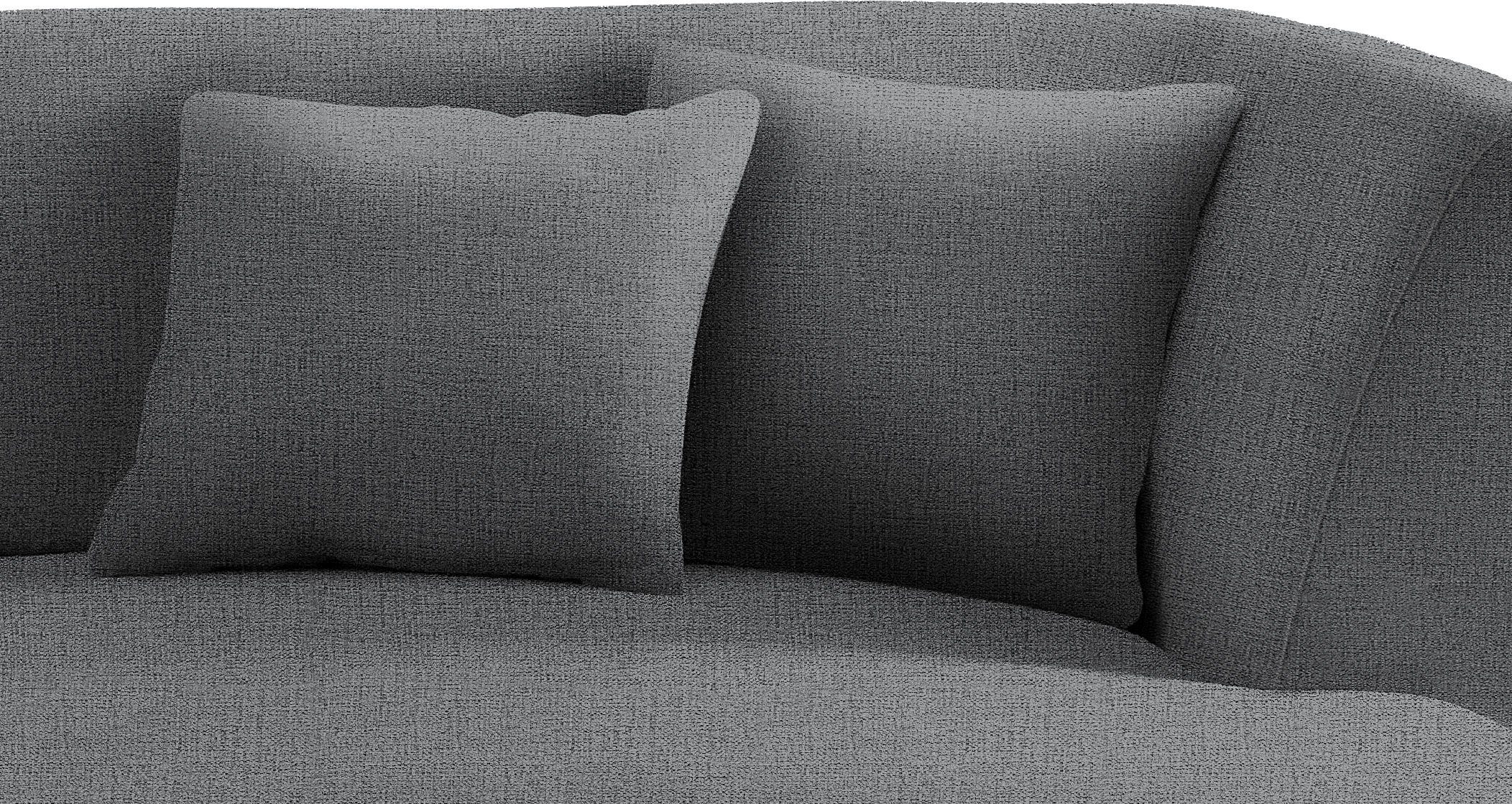 INOSIGN Hoekbank Colori L-vorm Houtkleur voetkeuze, inclusief 4x sierkussens