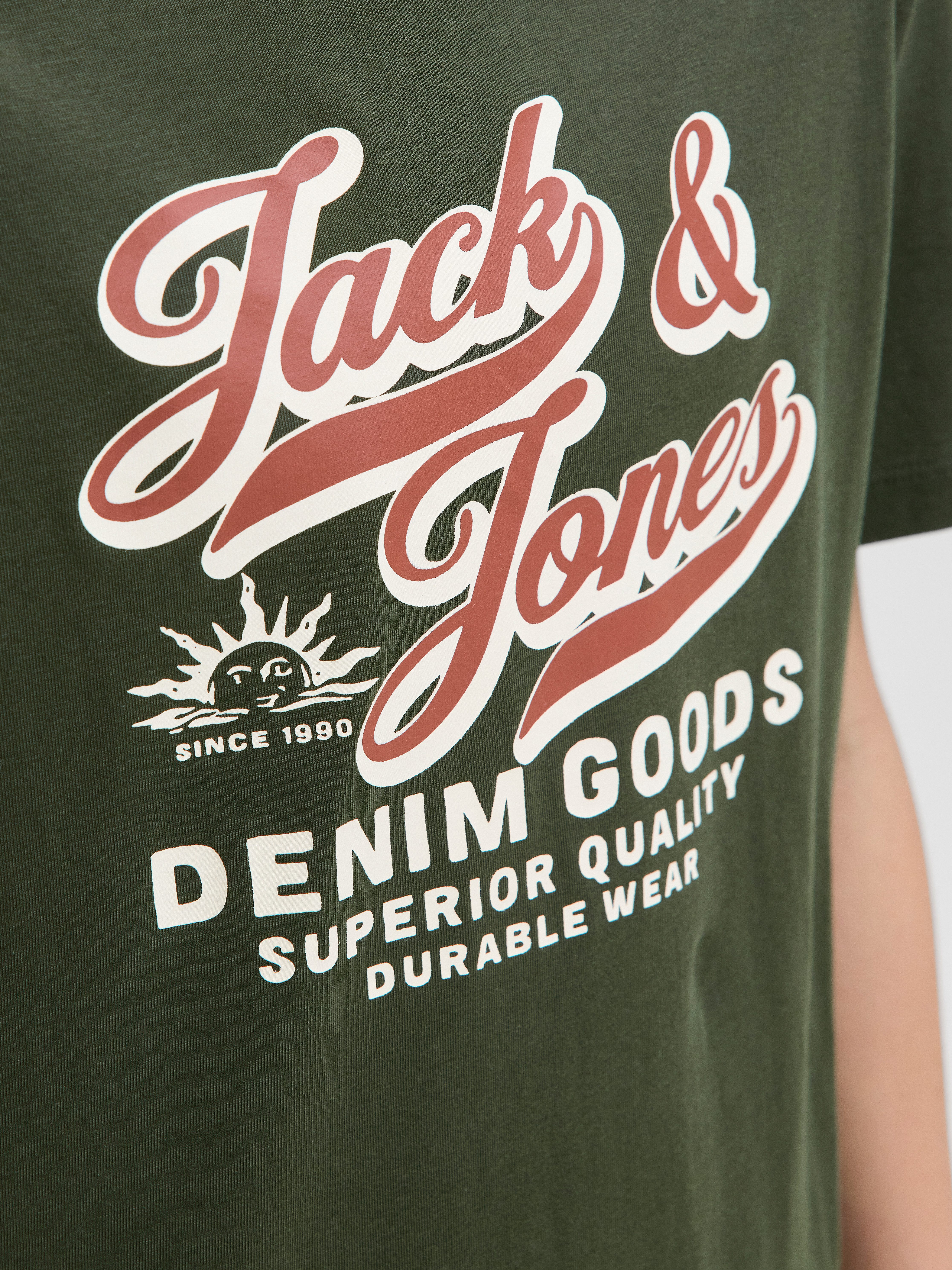 Jack & Jones Junior T-shirt JJELOGO TEE SS ONECK 2 COL AW25 NOOS JNR