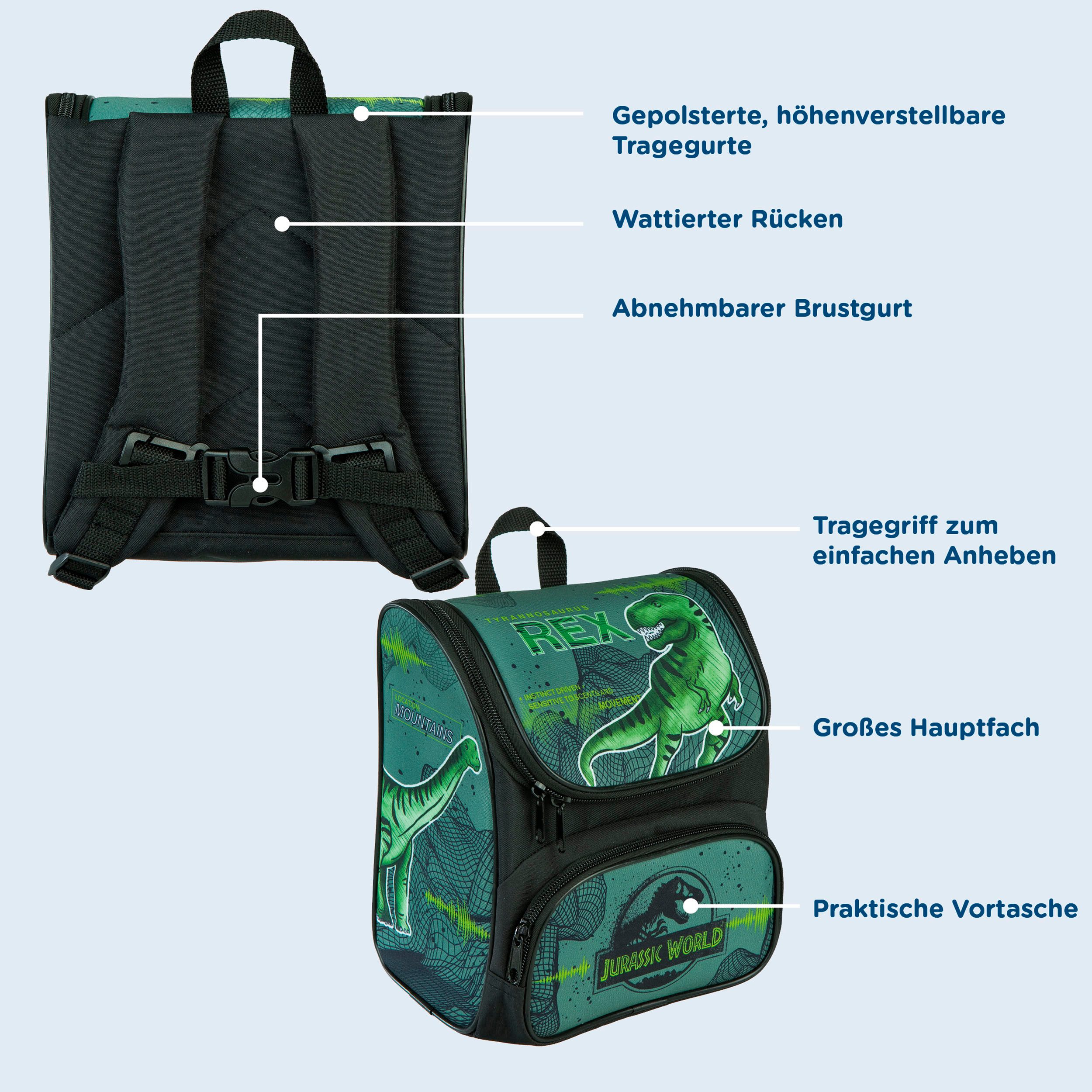 Scooli Schooltas voor kleuters Cutie, Jurassic World