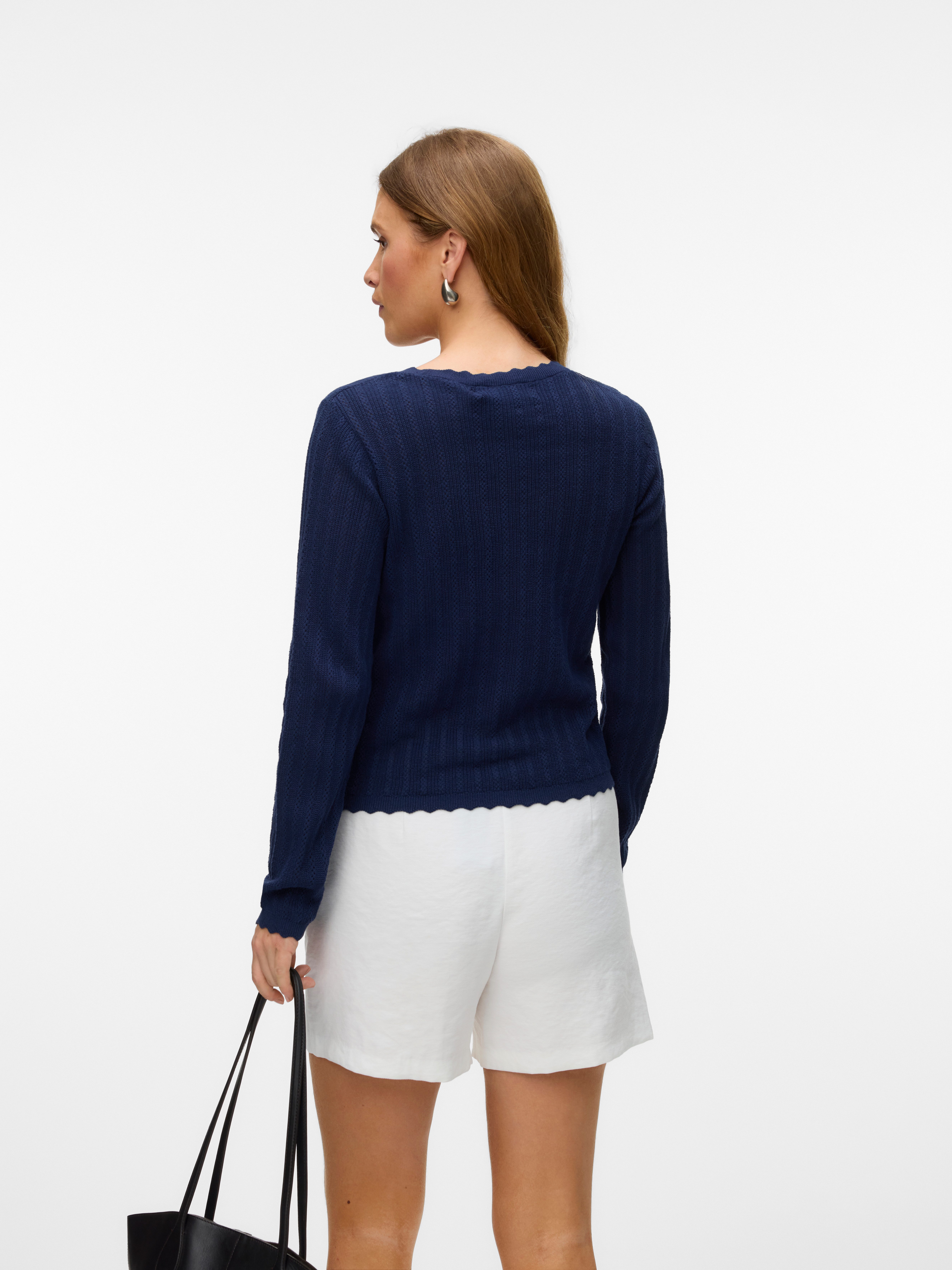 Vero Moda Vest VMLUXLIGHT POINTELLE LS V-HALS CARDIGAN