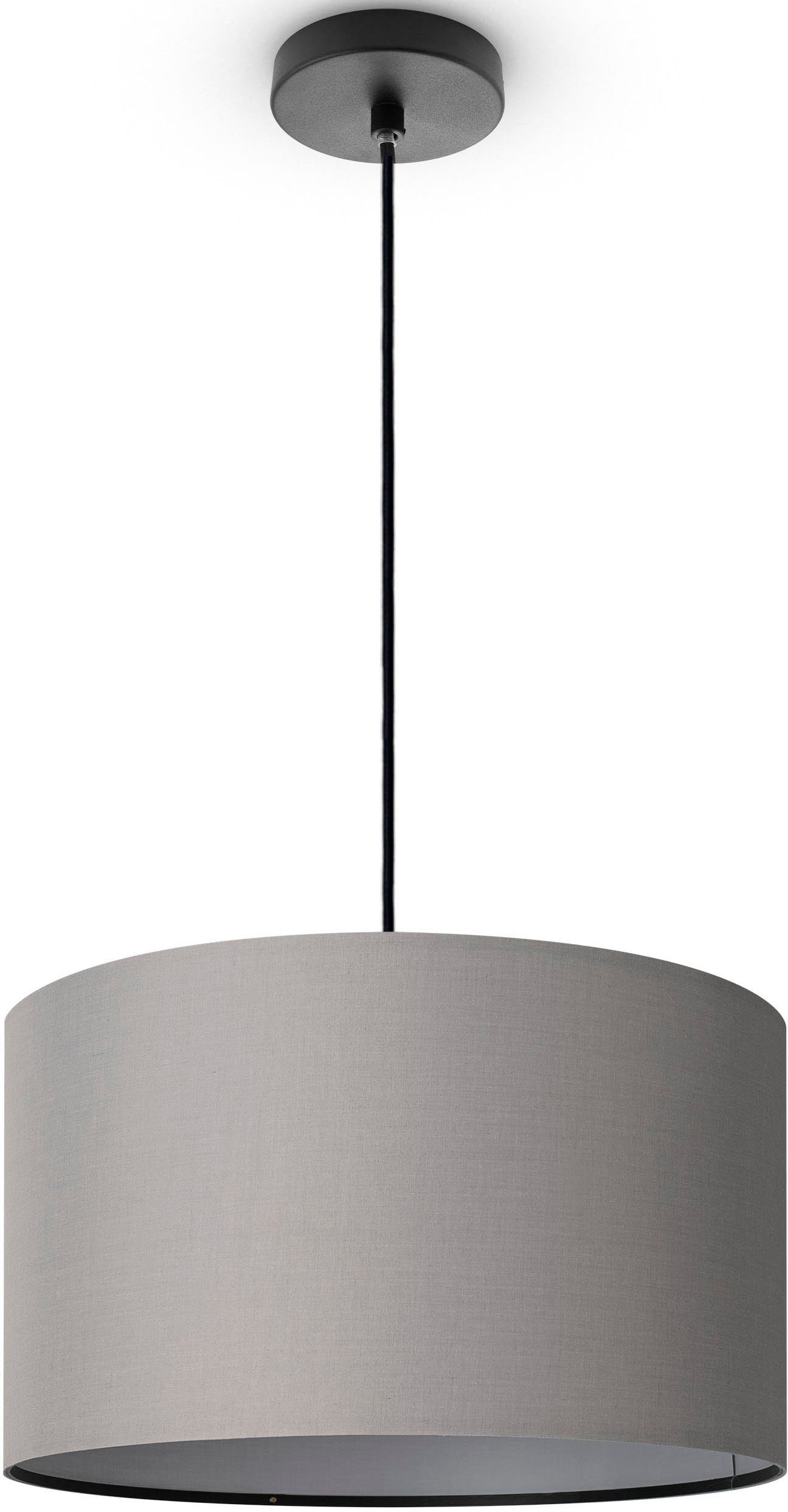 Paco Home Hanglamp Hugo uni Color Plafondlamp LED woonkamer en slaapkamer, effen kleuren, decoratie E27