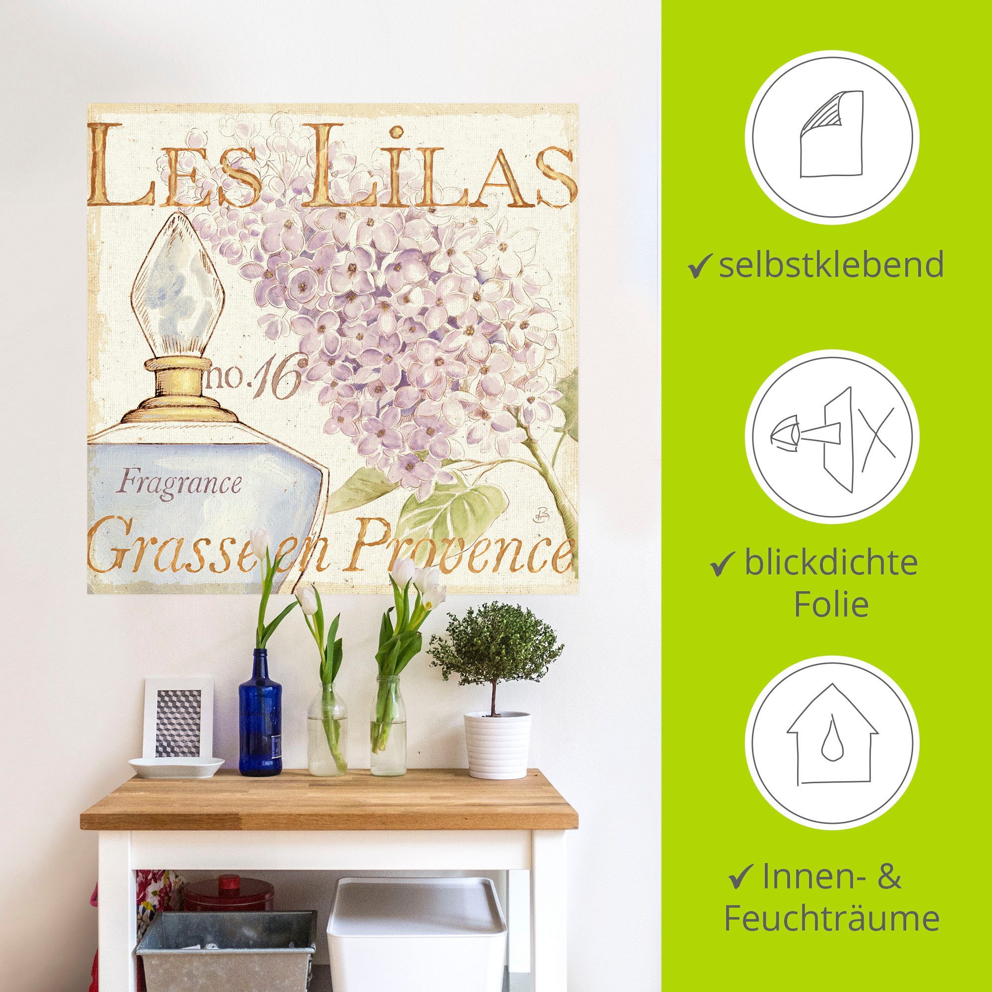 Artland Artprint Bloemen en parfum IV als poster, muursticker in verschillende maten